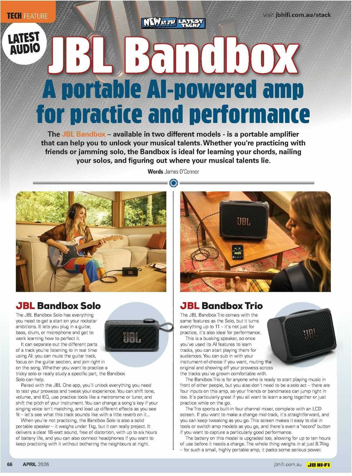 JB Hi-Fi Magazine April Catalogues from 1 April