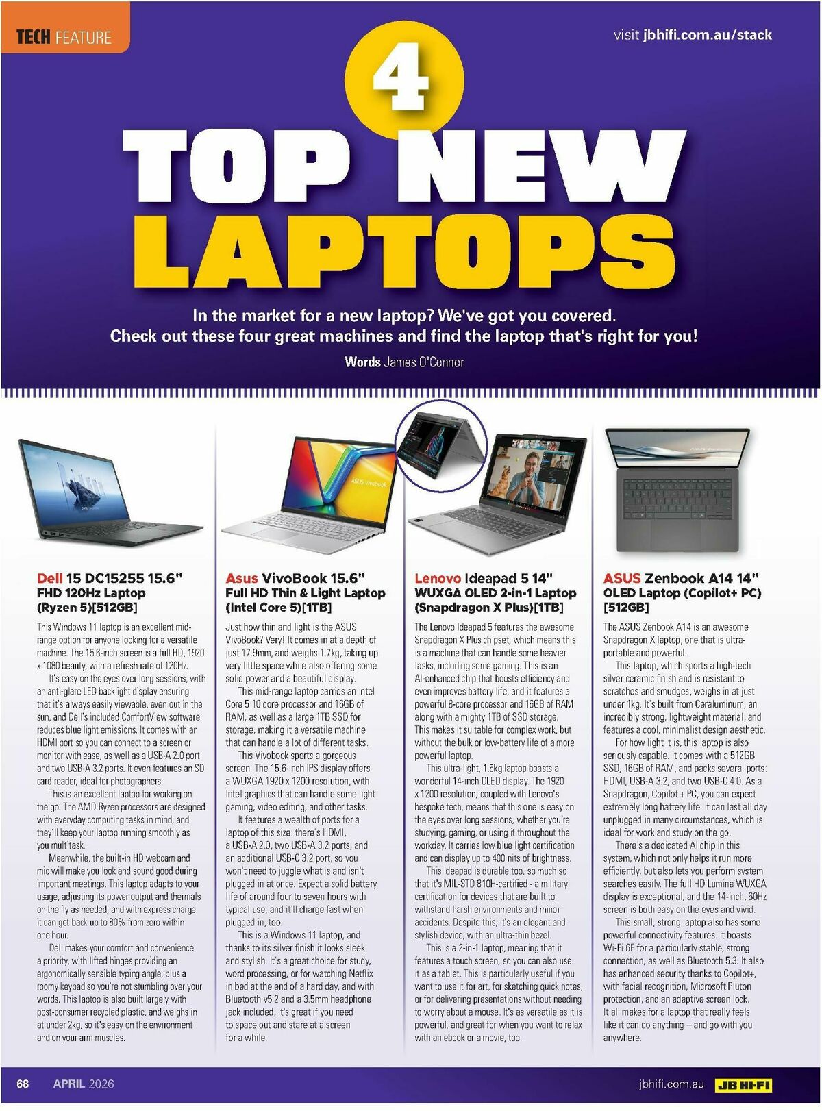 JB Hi-Fi Magazine April Catalogues from 1 April