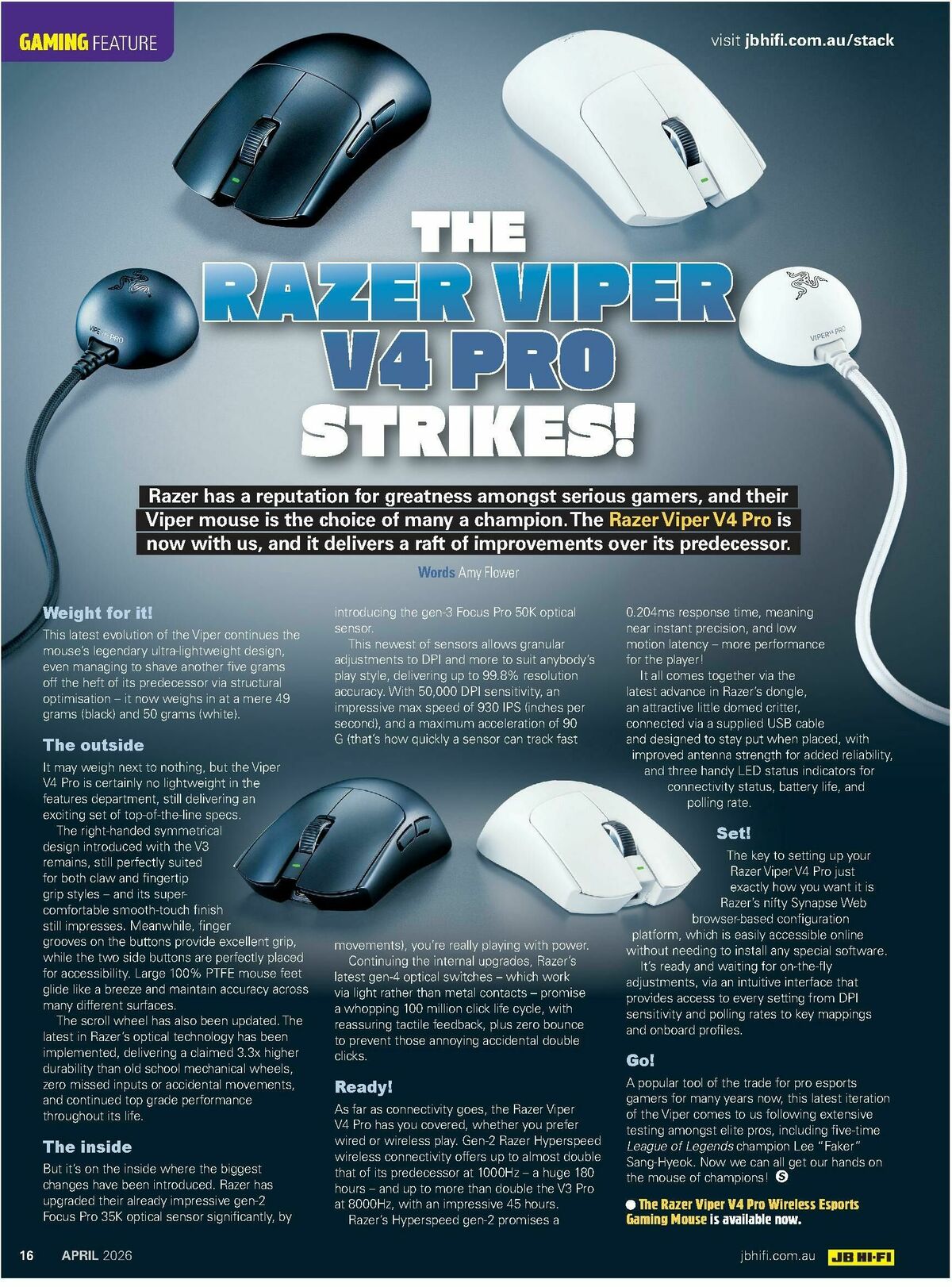 JB Hi-Fi Magazine April Catalogues from 1 April