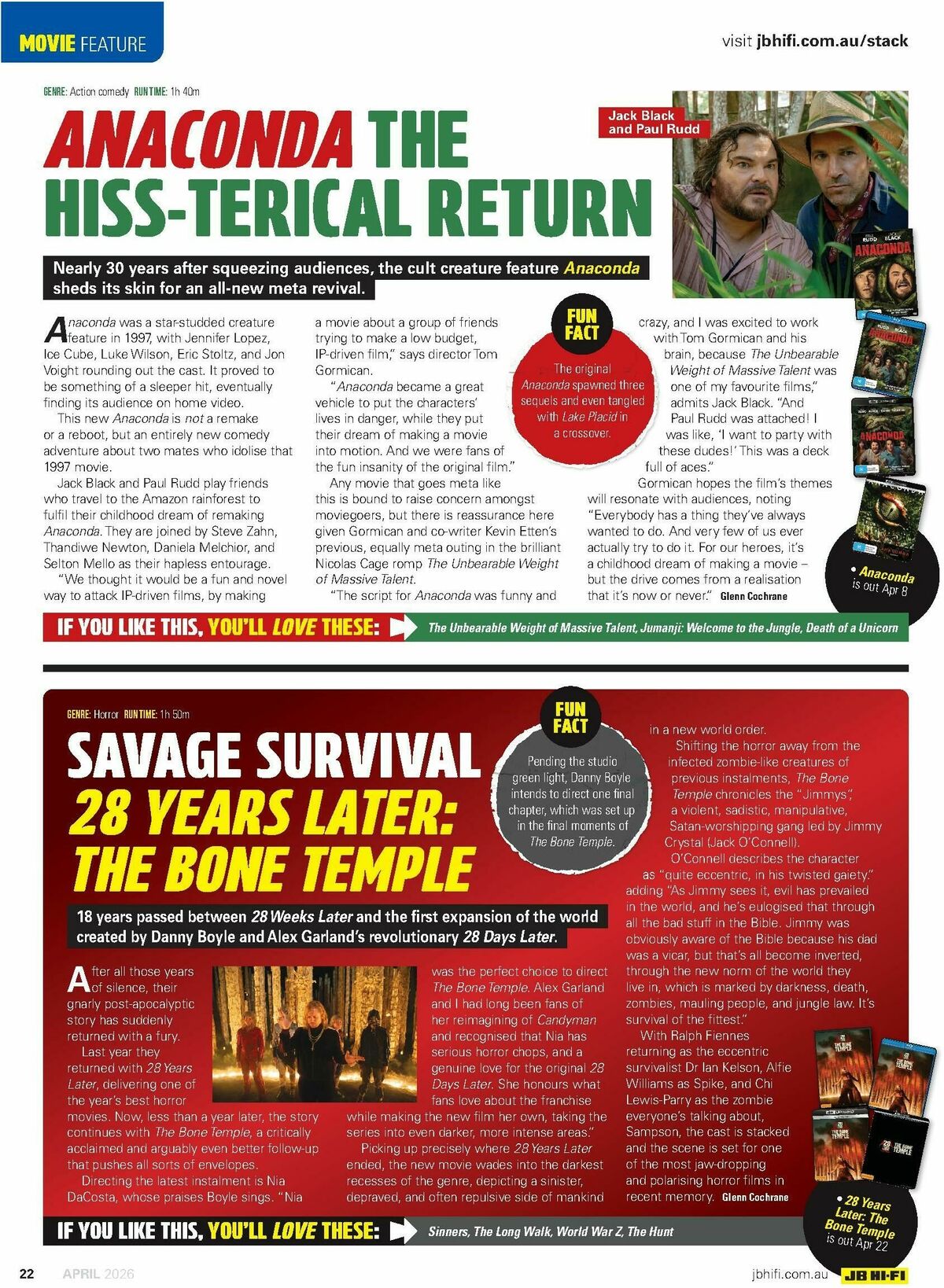 JB Hi-Fi Magazine April Catalogues from 1 April