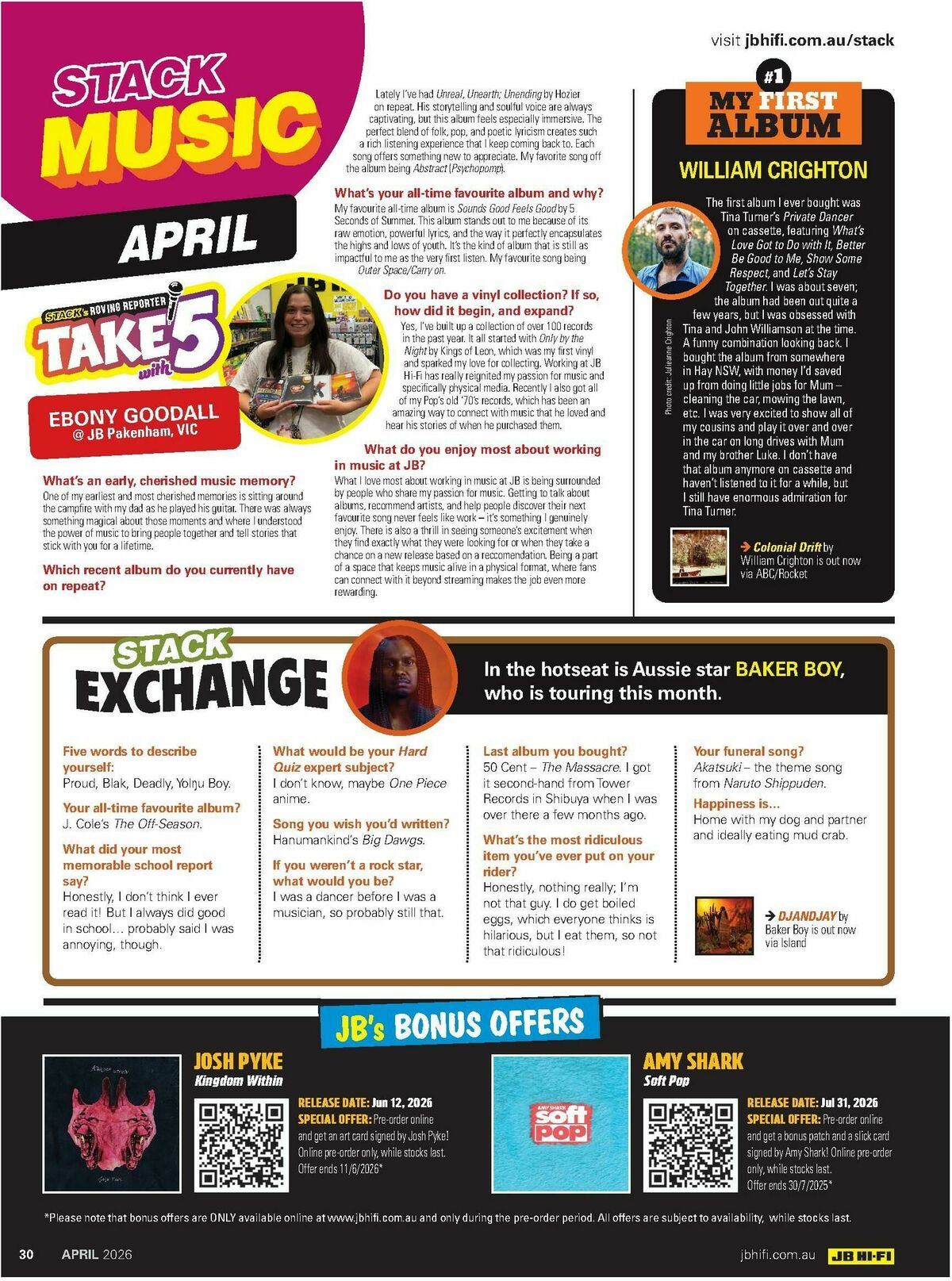 JB Hi-Fi Magazine April Catalogues from 1 April