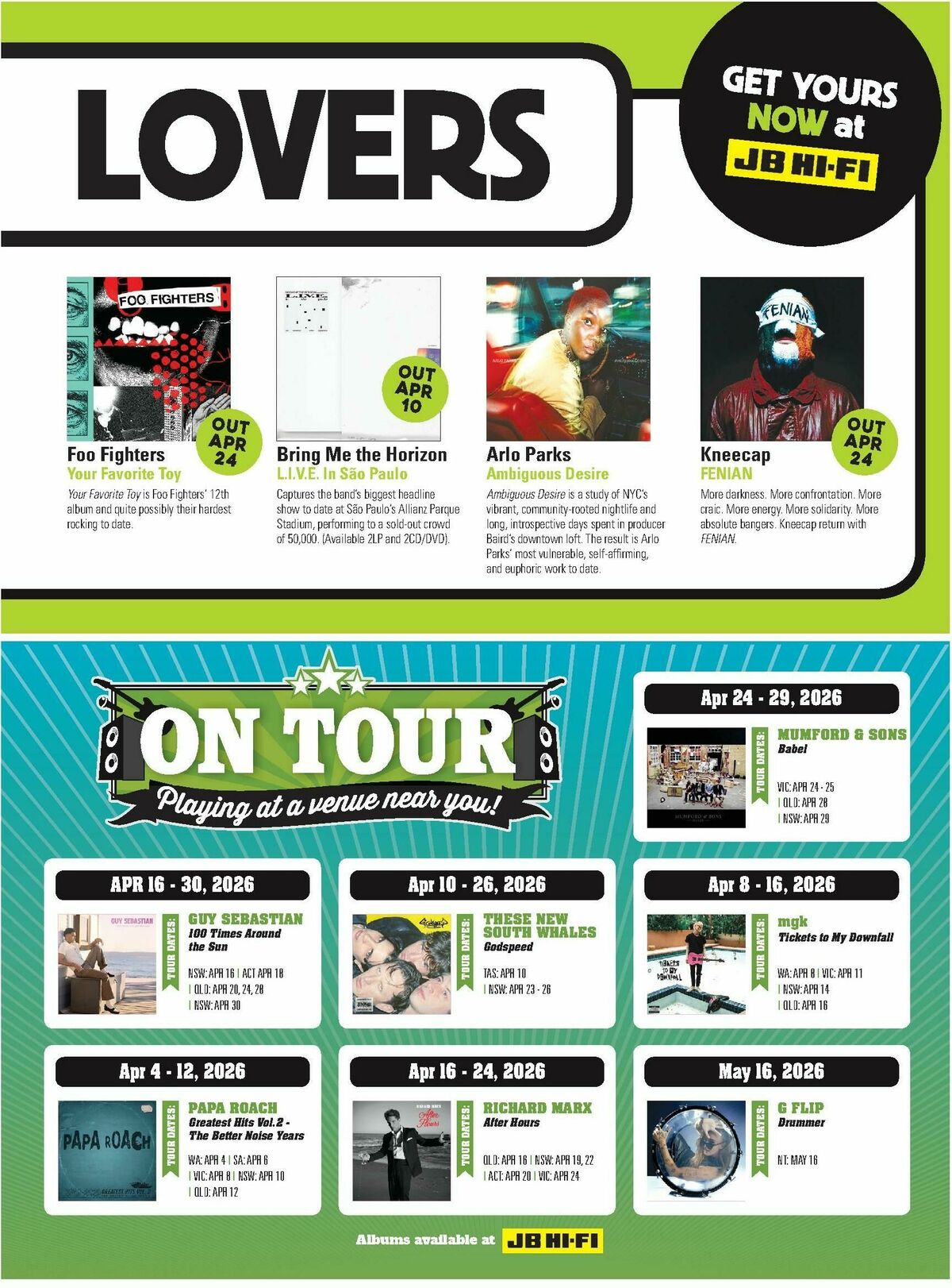 JB Hi-Fi Magazine April Catalogues from 1 April