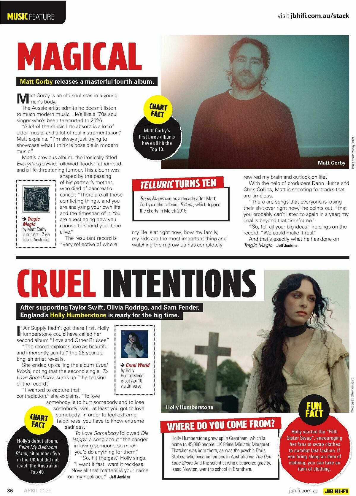 JB Hi-Fi Magazine April Catalogues from 1 April