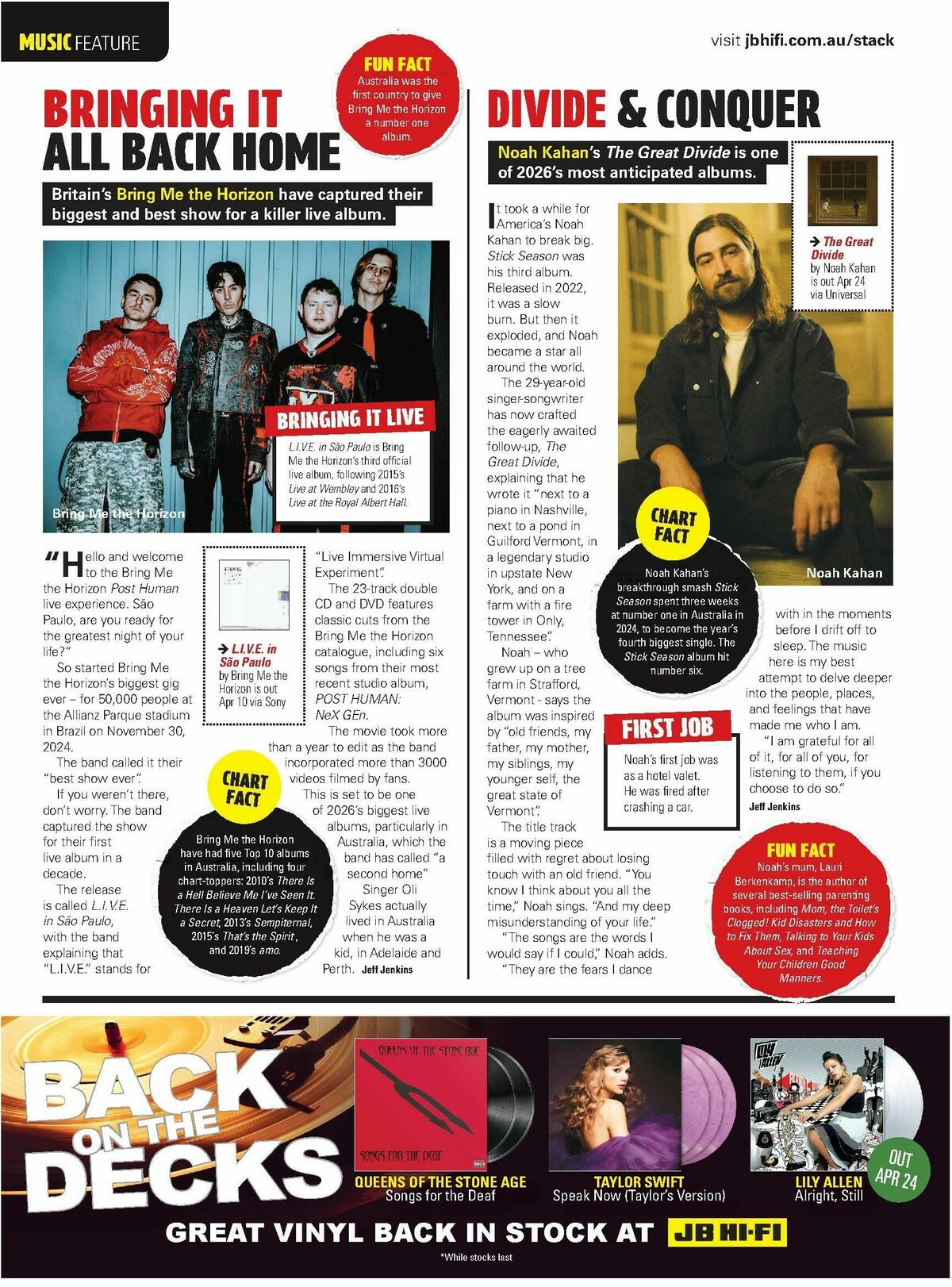 JB Hi-Fi Magazine April Catalogues from 1 April