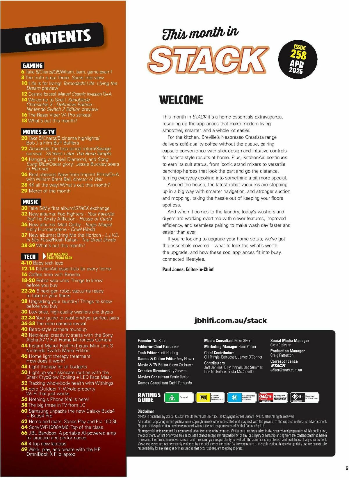 JB Hi-Fi Magazine April Catalogues from 1 April