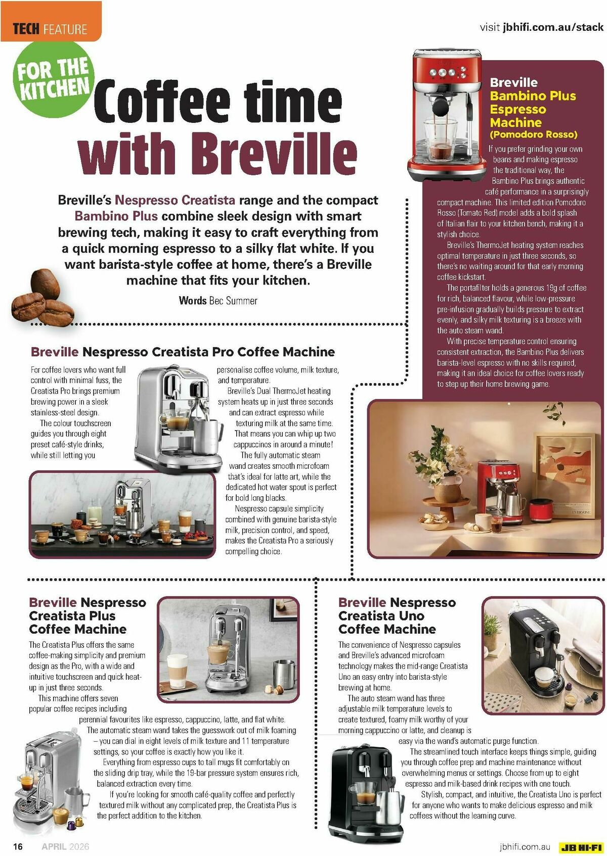 JB Hi-Fi Magazine April Catalogues from 1 April