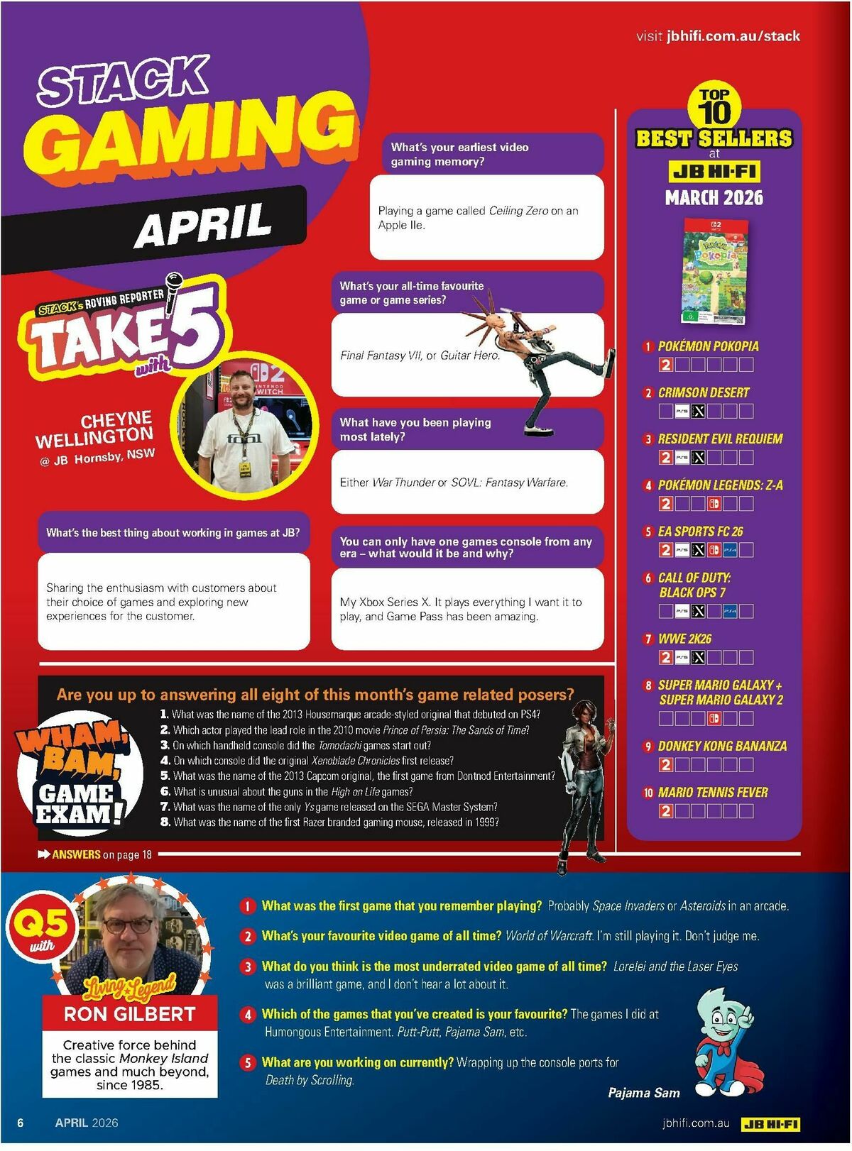 JB Hi-Fi Magazine April Catalogues from 1 April