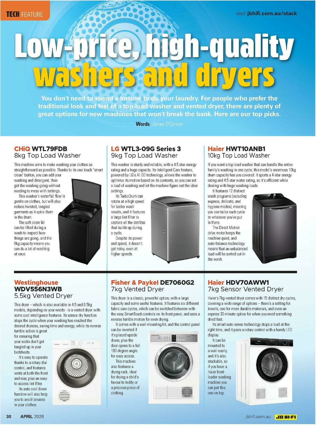 JB Hi-Fi Magazine April Catalogues from 1 April