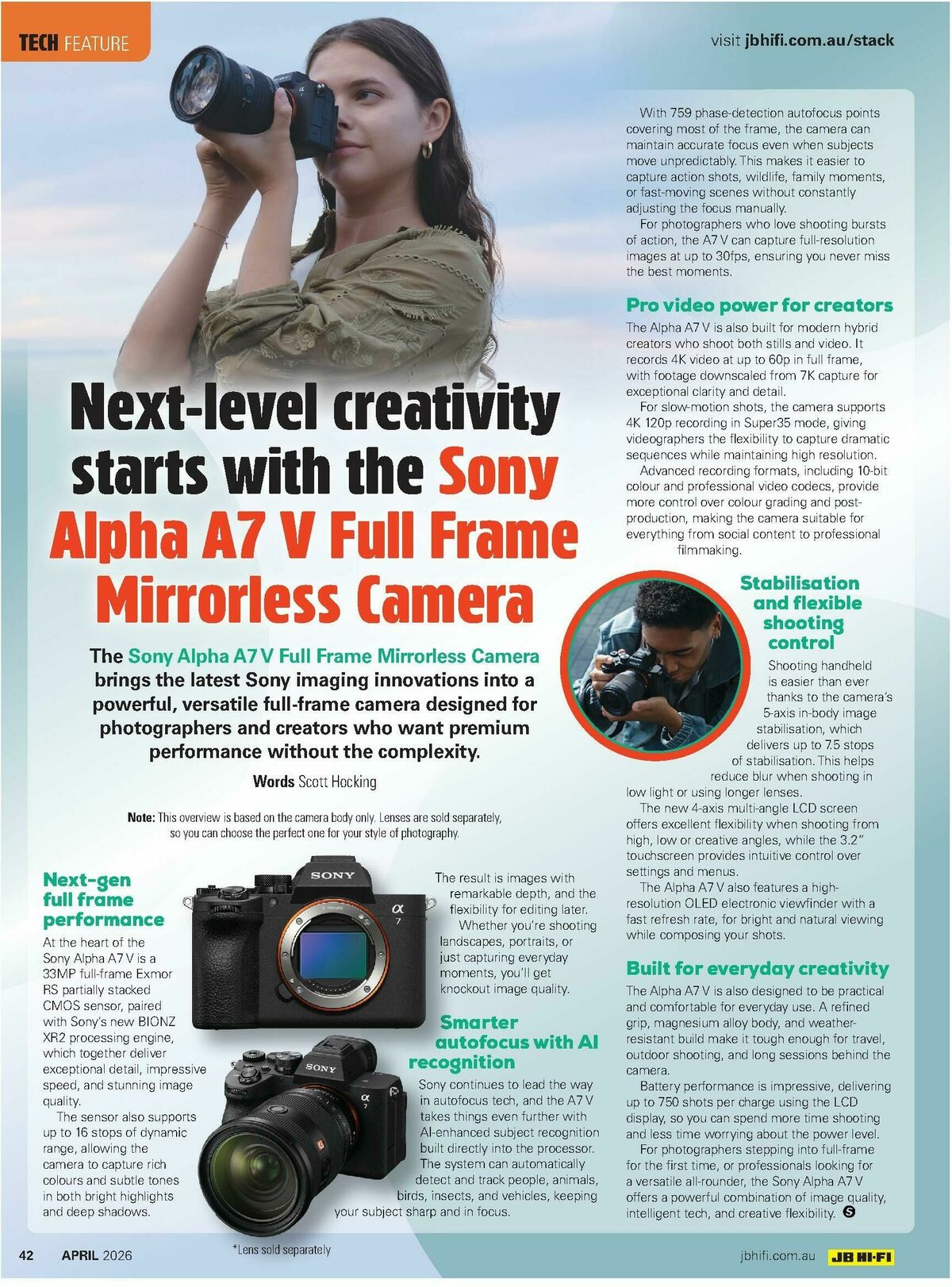 JB Hi-Fi Magazine April Catalogues from 1 April