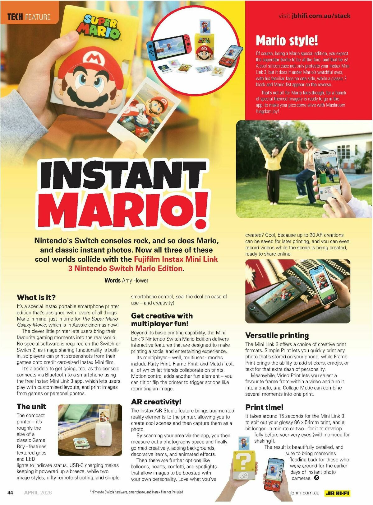 JB Hi-Fi Magazine April Catalogues from 1 April