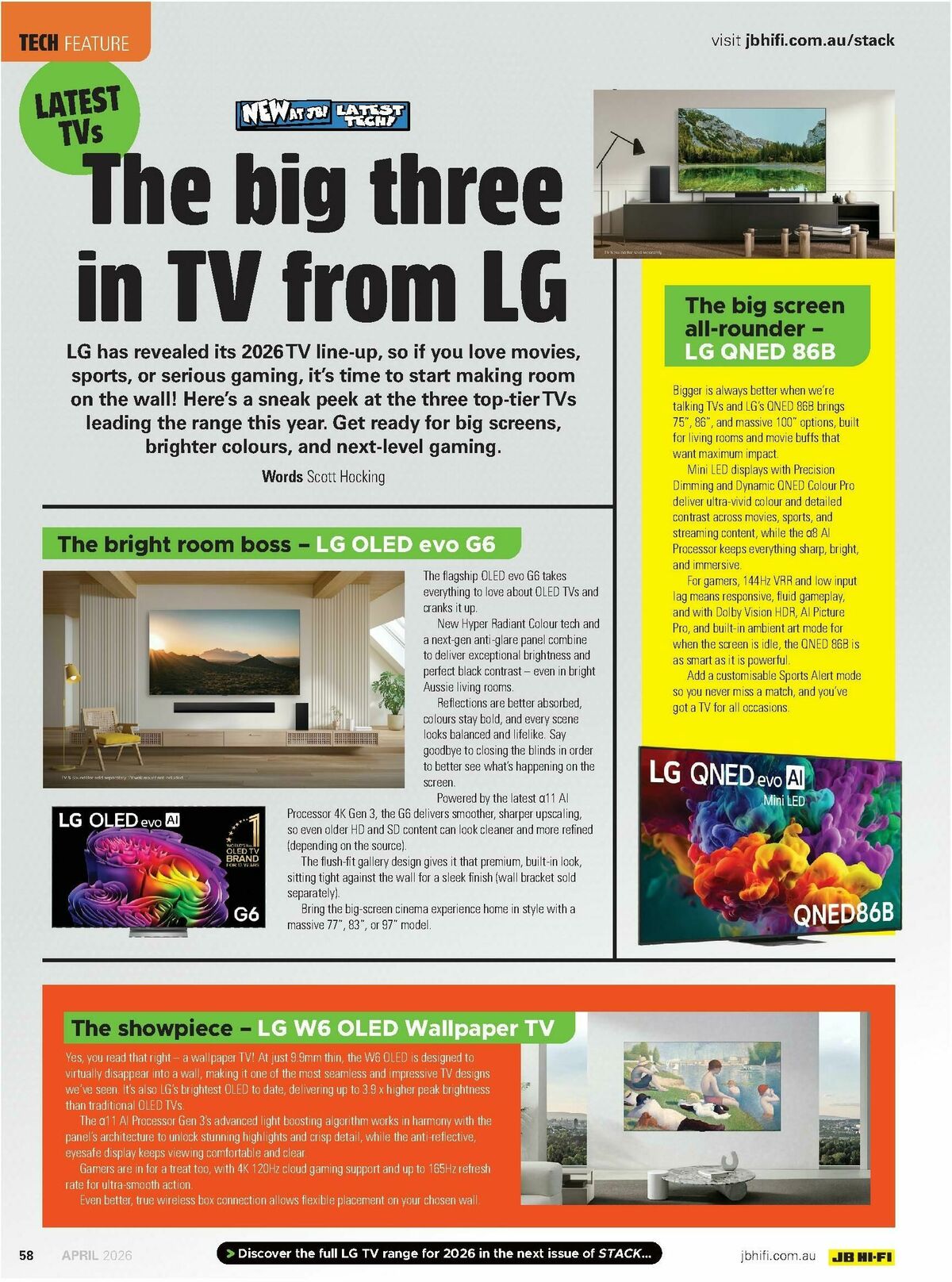 JB Hi-Fi Magazine April Catalogues from 1 April