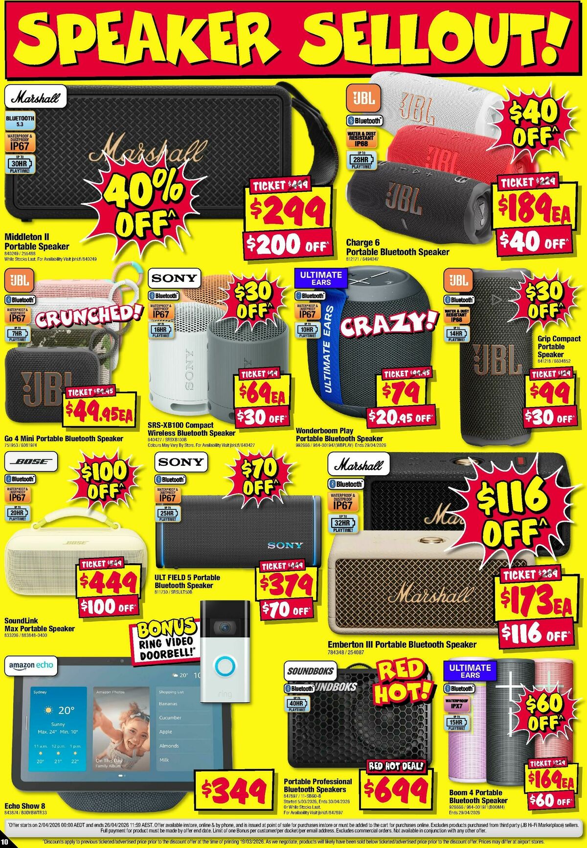 JB Hi-Fi Catalogues from 2 April