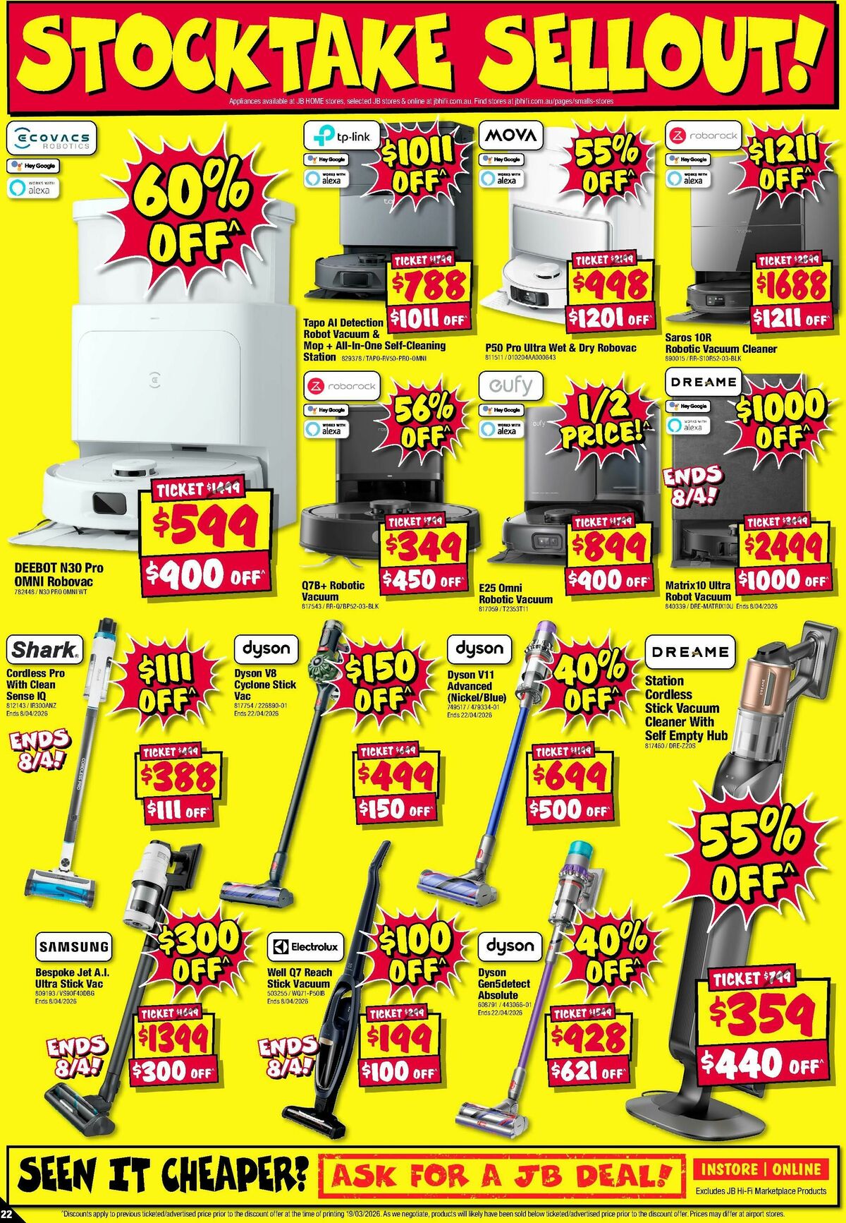 JB Hi-Fi Catalogues from 2 April