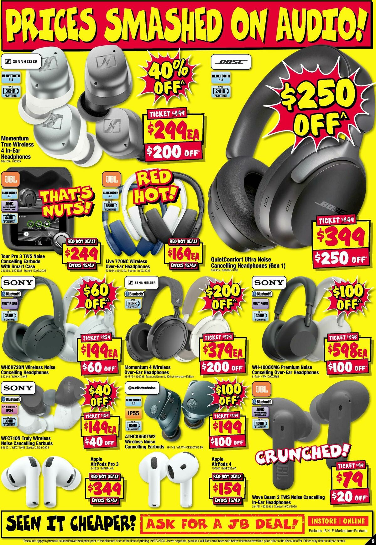JB Hi-Fi Catalogues from 2 April