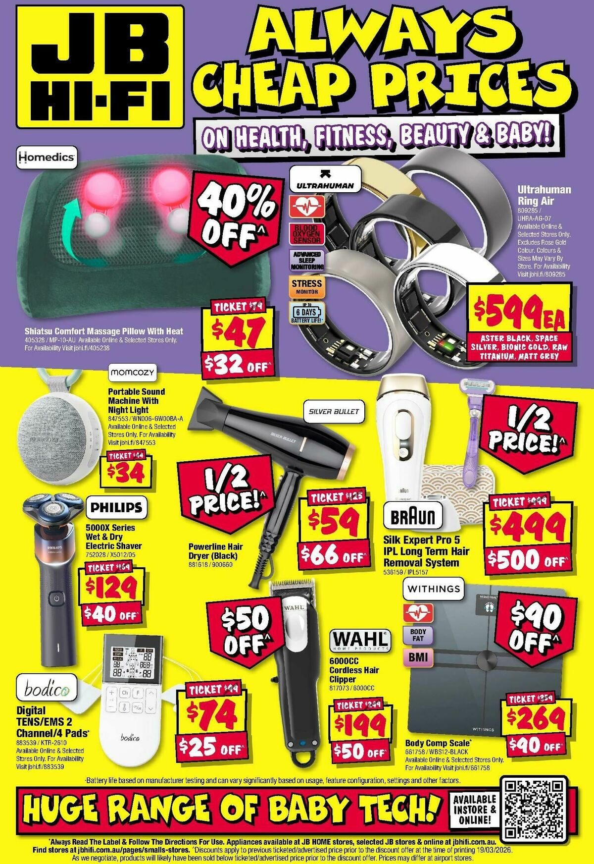 JB Hi-Fi Health Wellness Catalogues from 2 April