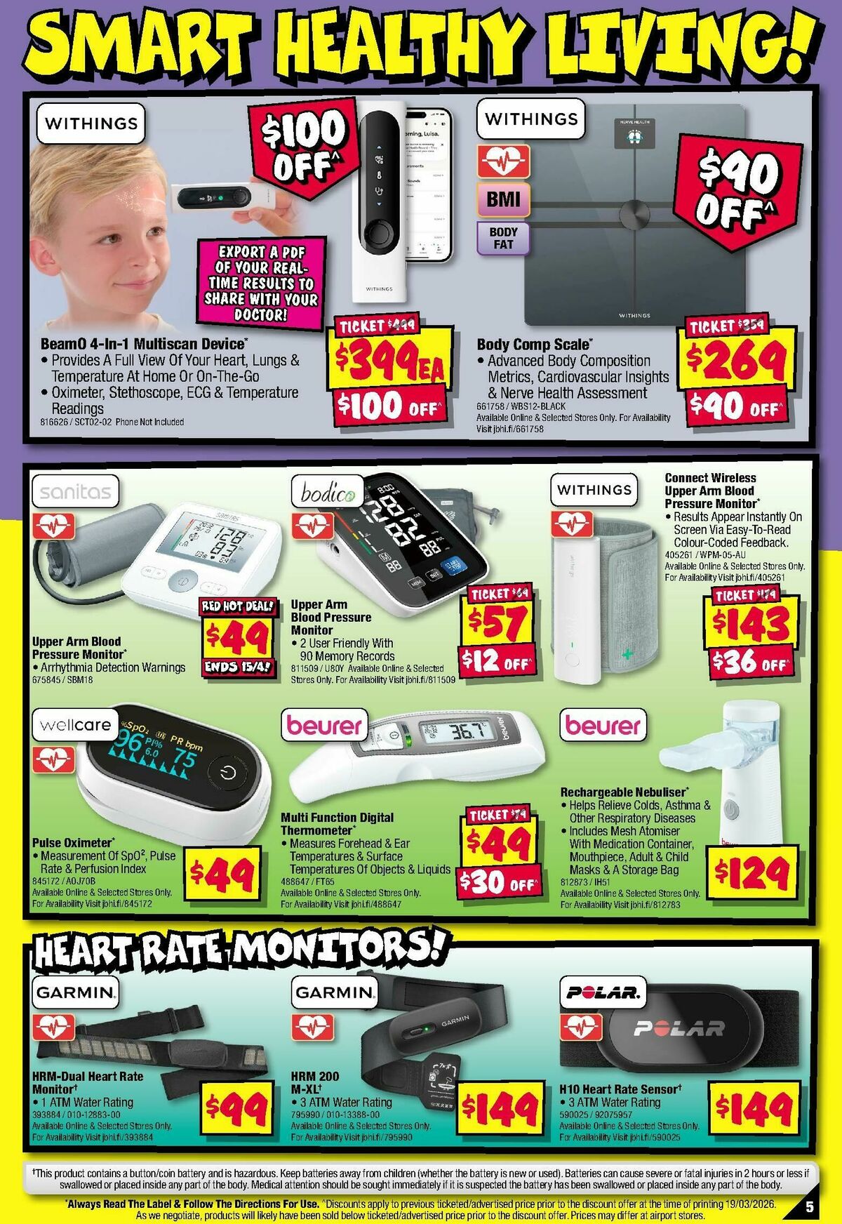 JB Hi-Fi Health Wellness Catalogues from 2 April