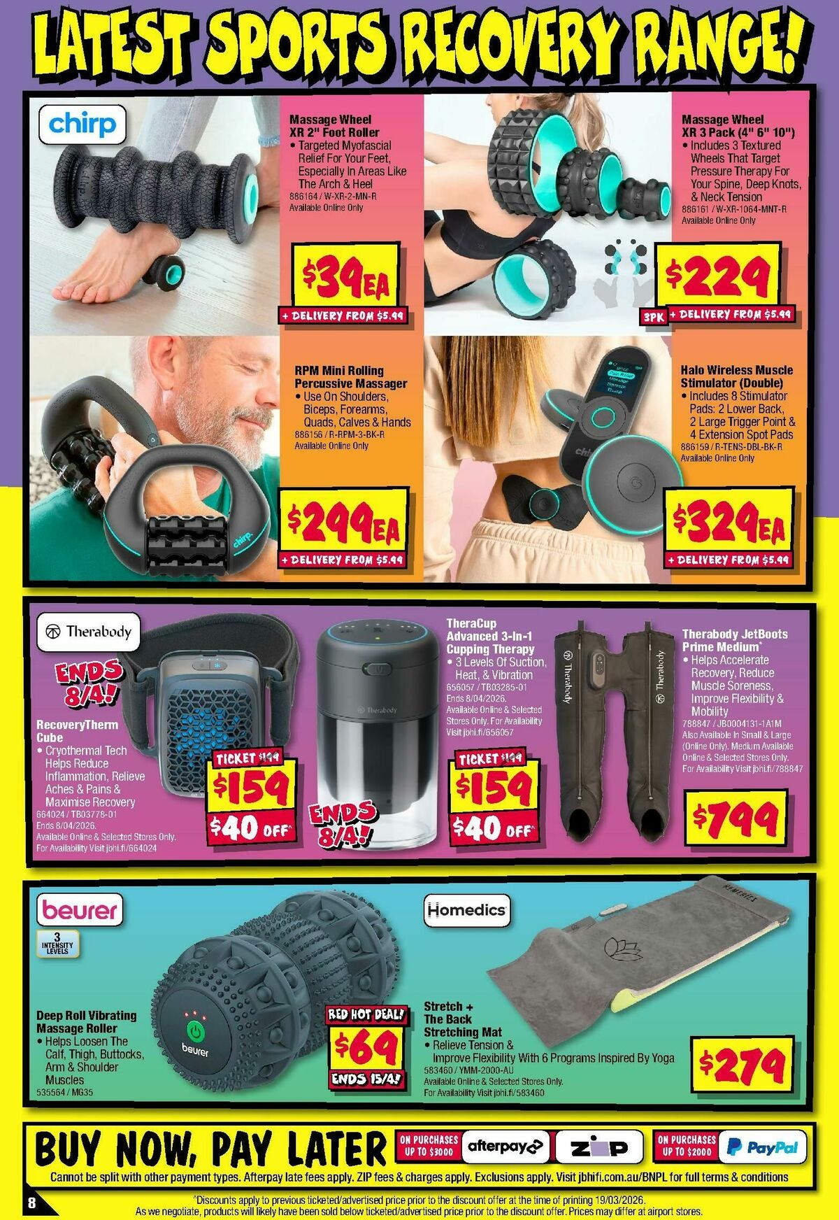JB Hi-Fi Health Wellness Catalogues from 2 April