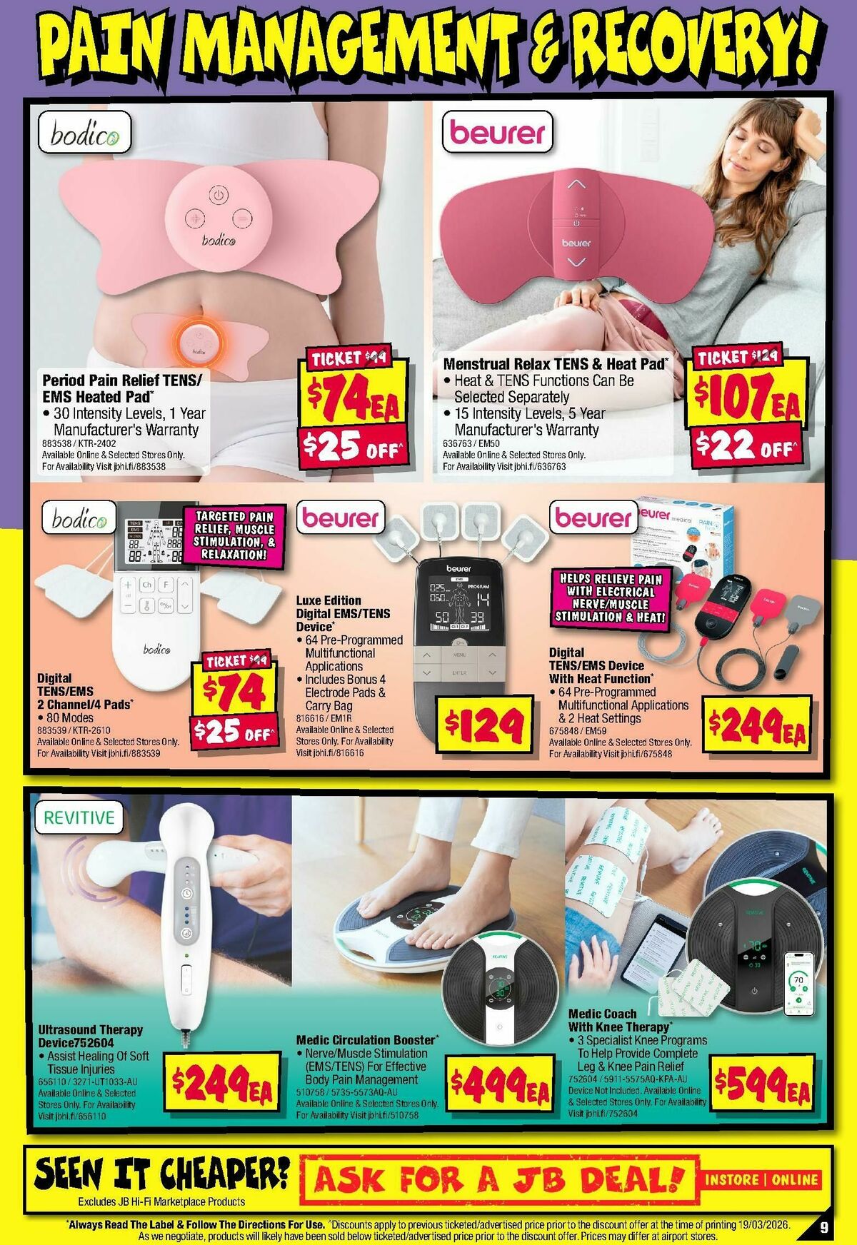 JB Hi-Fi Health Wellness Catalogues from 2 April