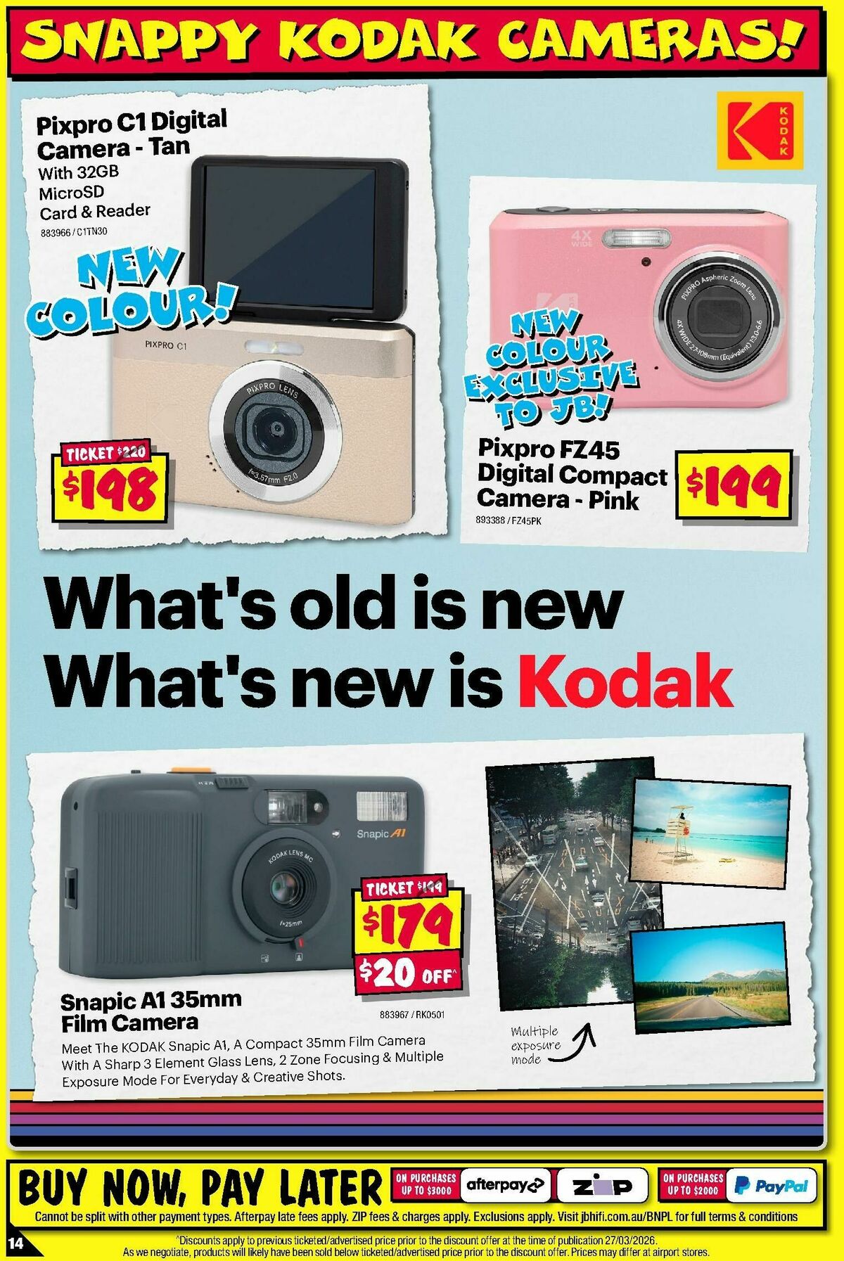 JB Hi-Fi Camera Sellout! Catalogues from 2 April