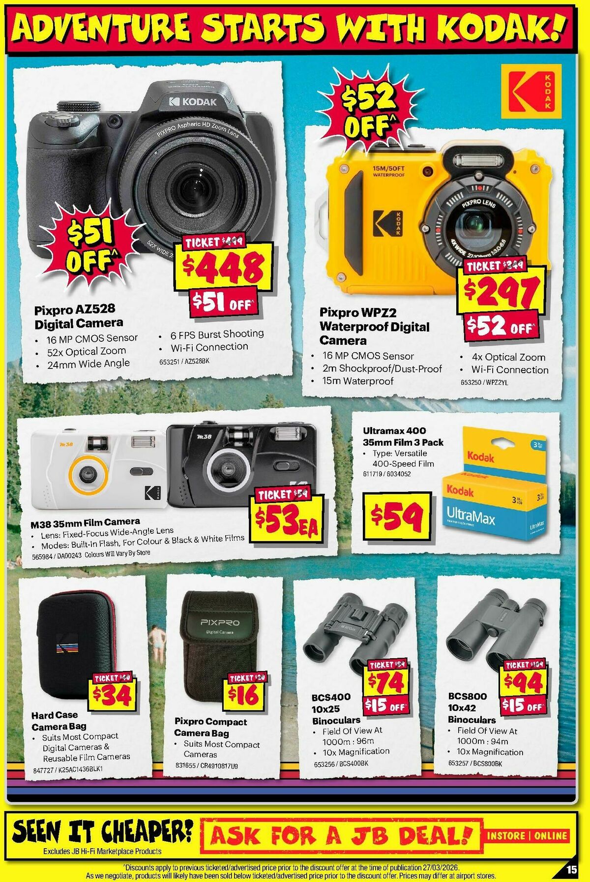 JB Hi-Fi Camera Sellout! Catalogues from 2 April