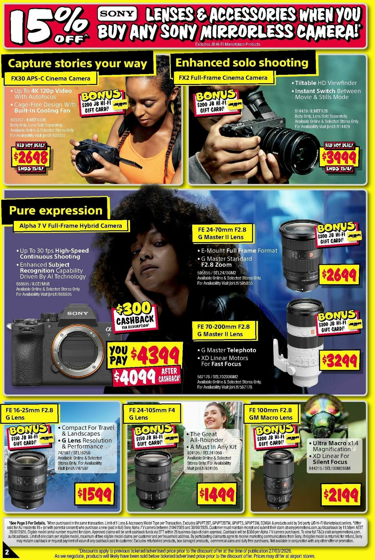 JB Hi-Fi Camera Sellout! Catalogues from 2 April