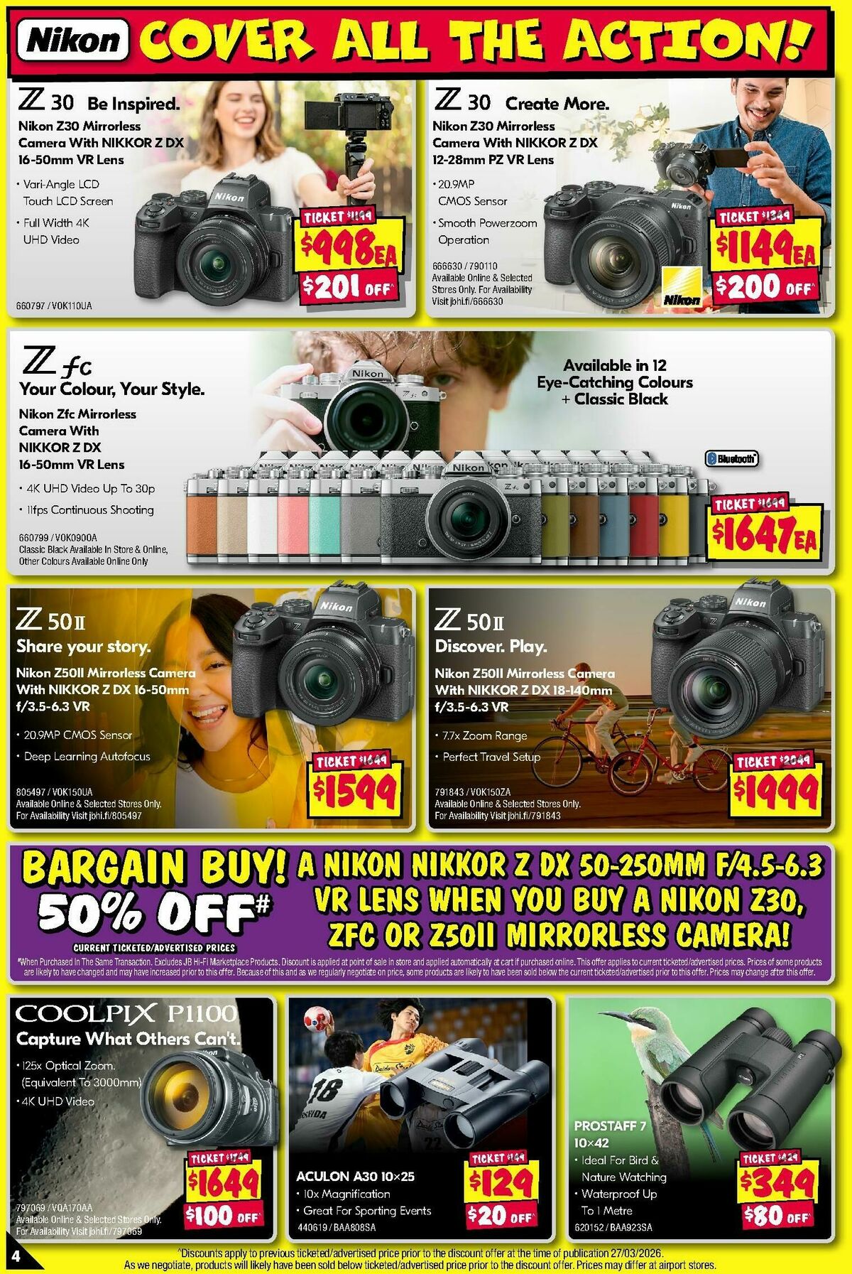 JB Hi-Fi Camera Sellout! Catalogues from 2 April
