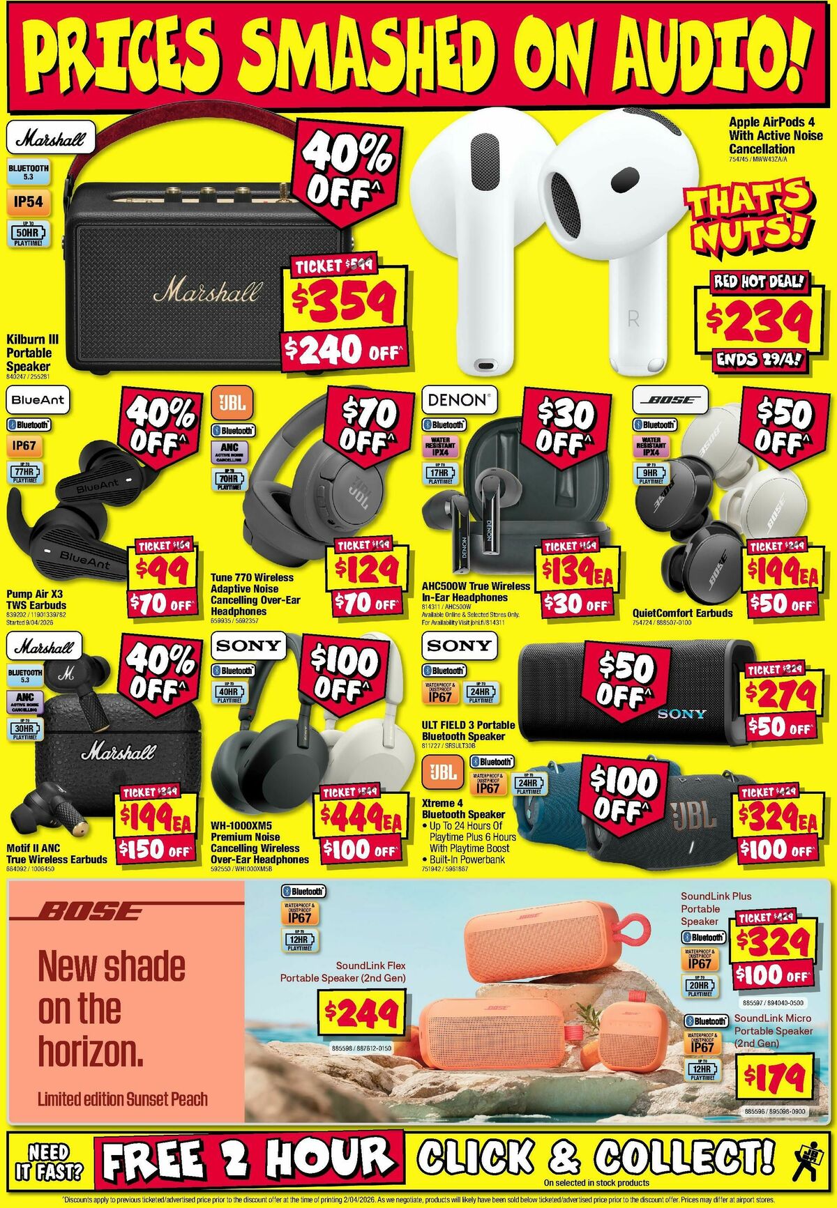 JB Hi-Fi Catalogues from 16 April