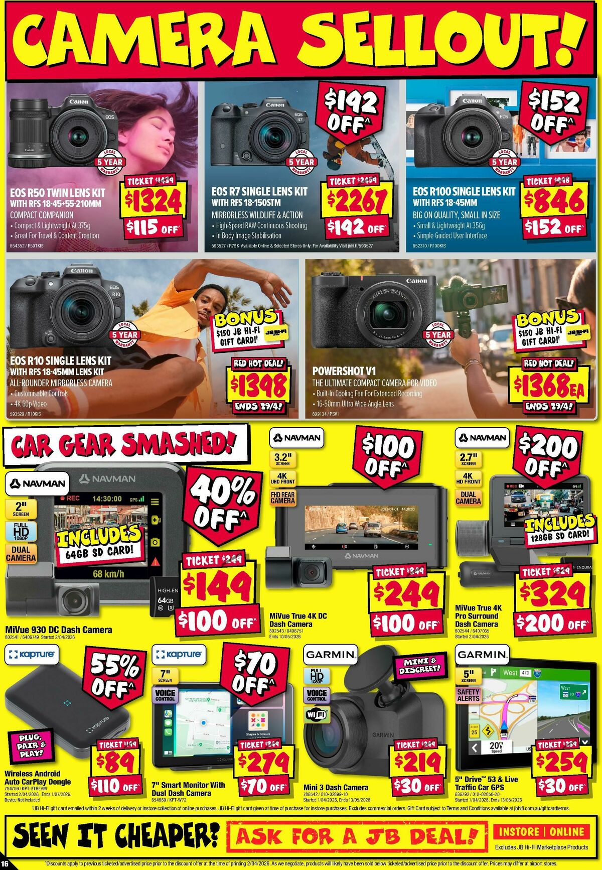 JB Hi-Fi Catalogues from 16 April