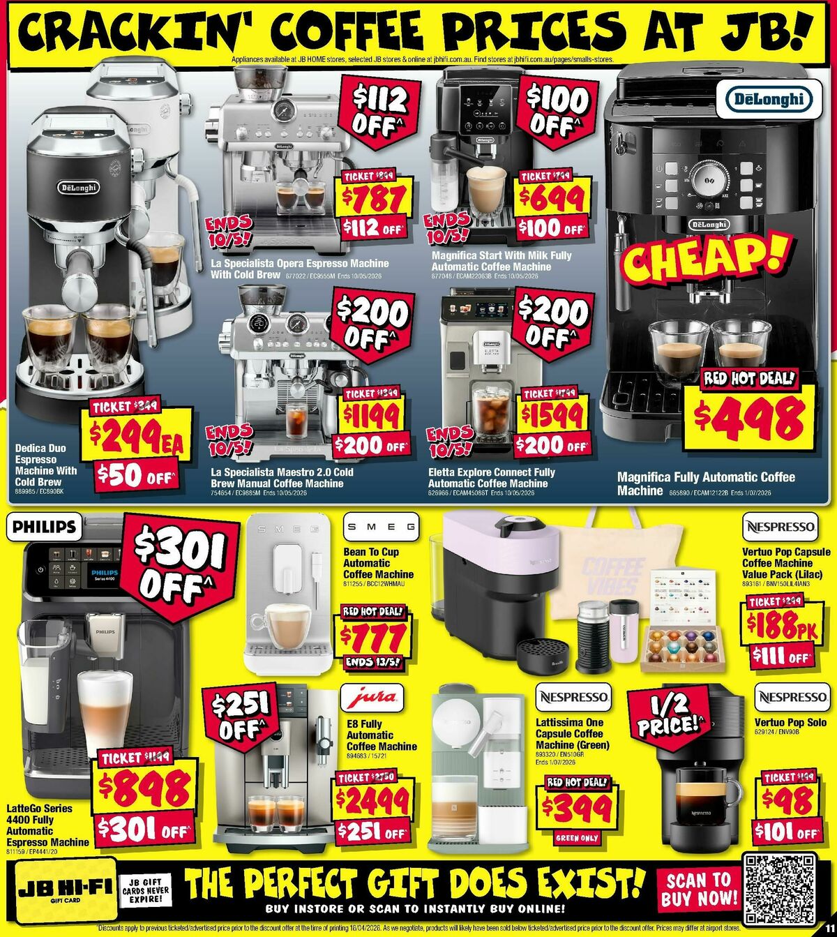 JB Hi-Fi Make Mum's Day! Catalogues from 30 April