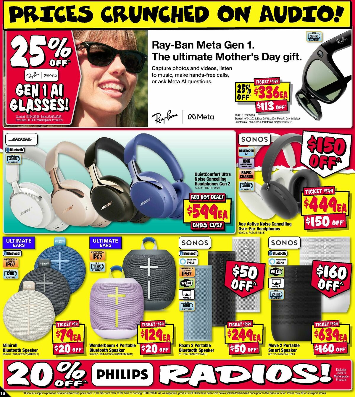 JB Hi-Fi Make Mum's Day! Catalogues from 30 April