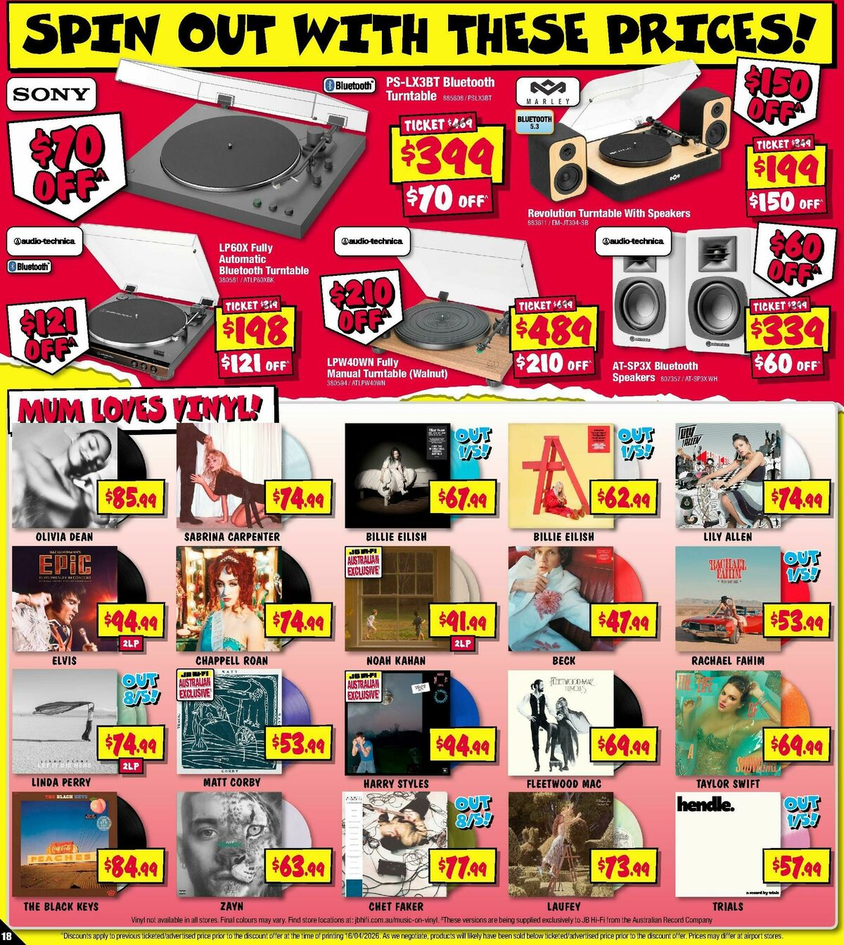 JB Hi-Fi Make Mum's Day! Catalogues from 30 April