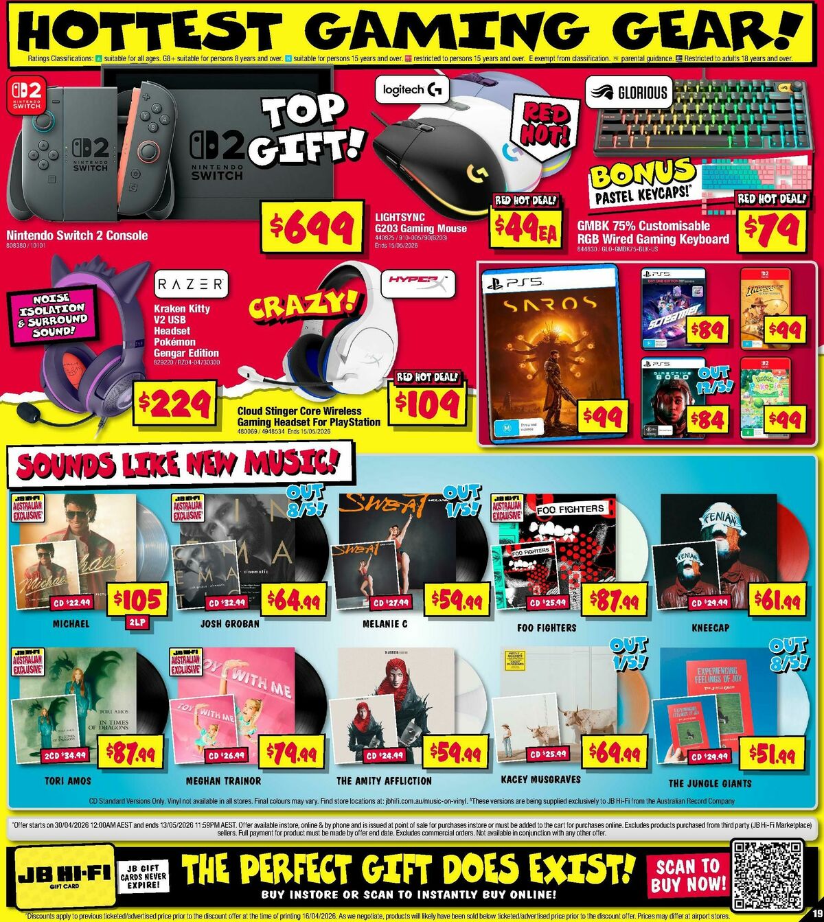 JB Hi-Fi Make Mum's Day! Catalogues from 30 April