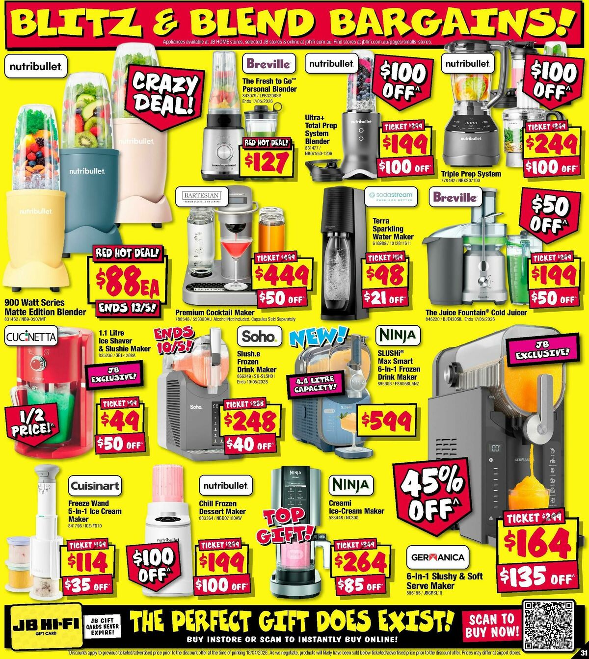 JB Hi-Fi Make Mum's Day! Catalogues from 30 April
