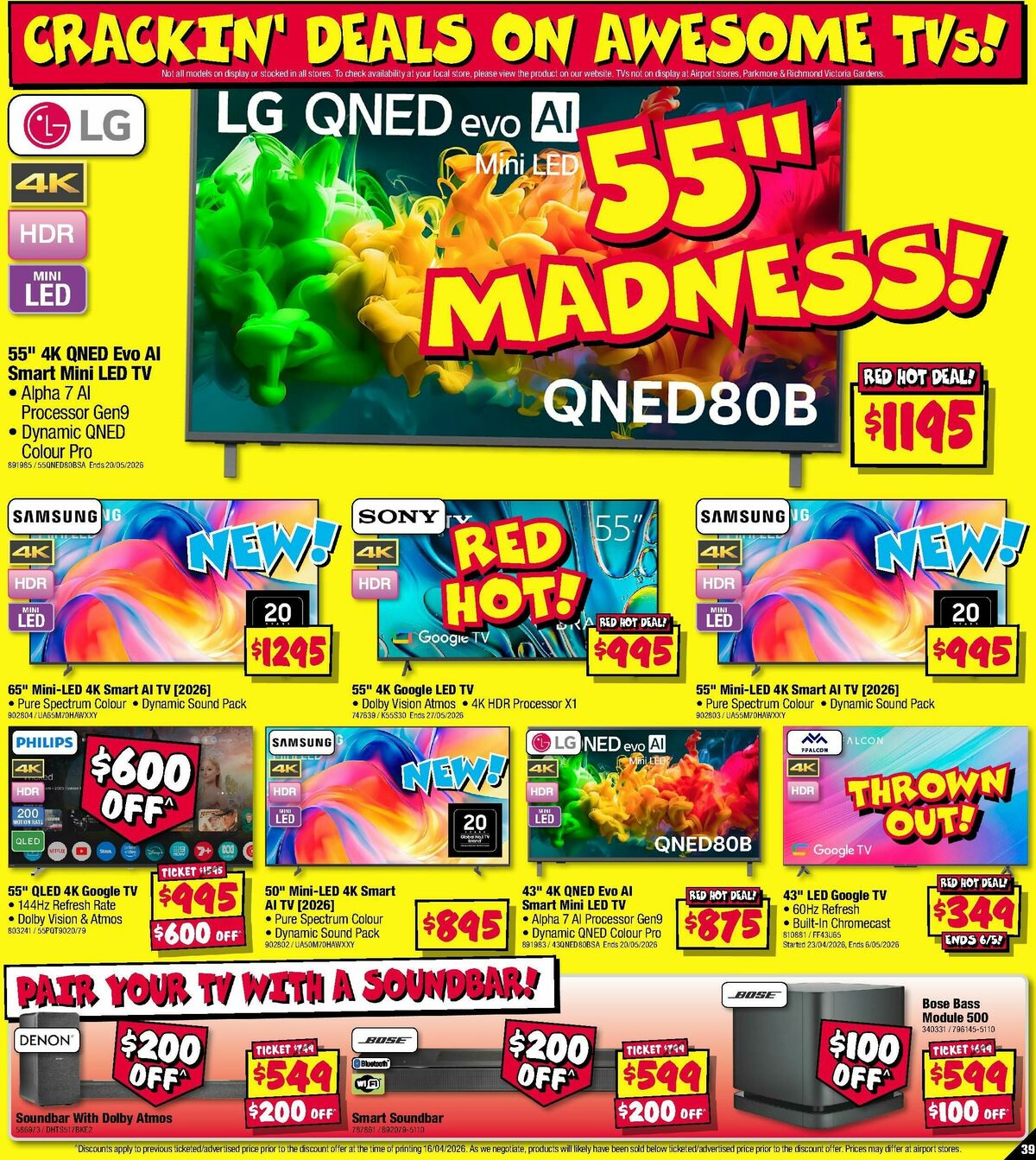 JB Hi-Fi Make Mum's Day! Catalogues from 30 April