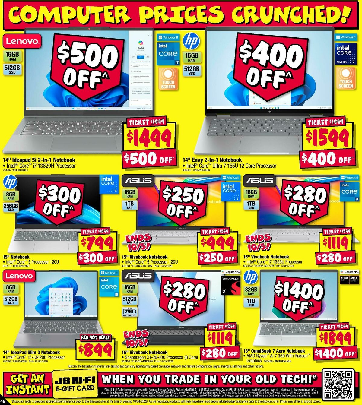 JB Hi-Fi Make Mum's Day! Catalogues from 30 April