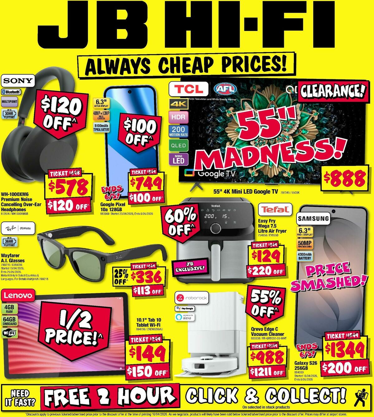 JB Hi-Fi Make Mum's Day! Catalogues from 30 April