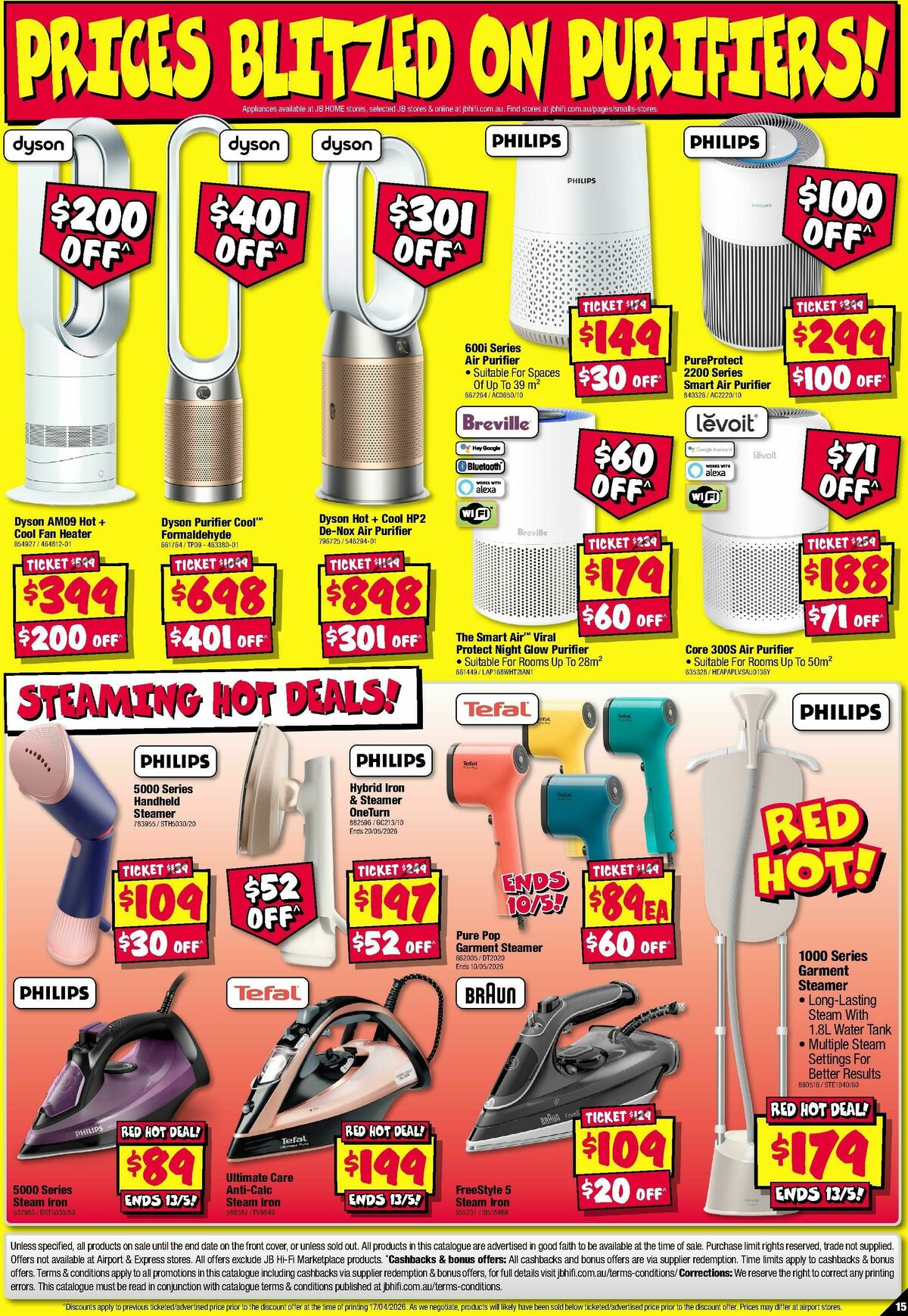 JB Hi-Fi Home Appliance Sellout! Catalogues from 30 April