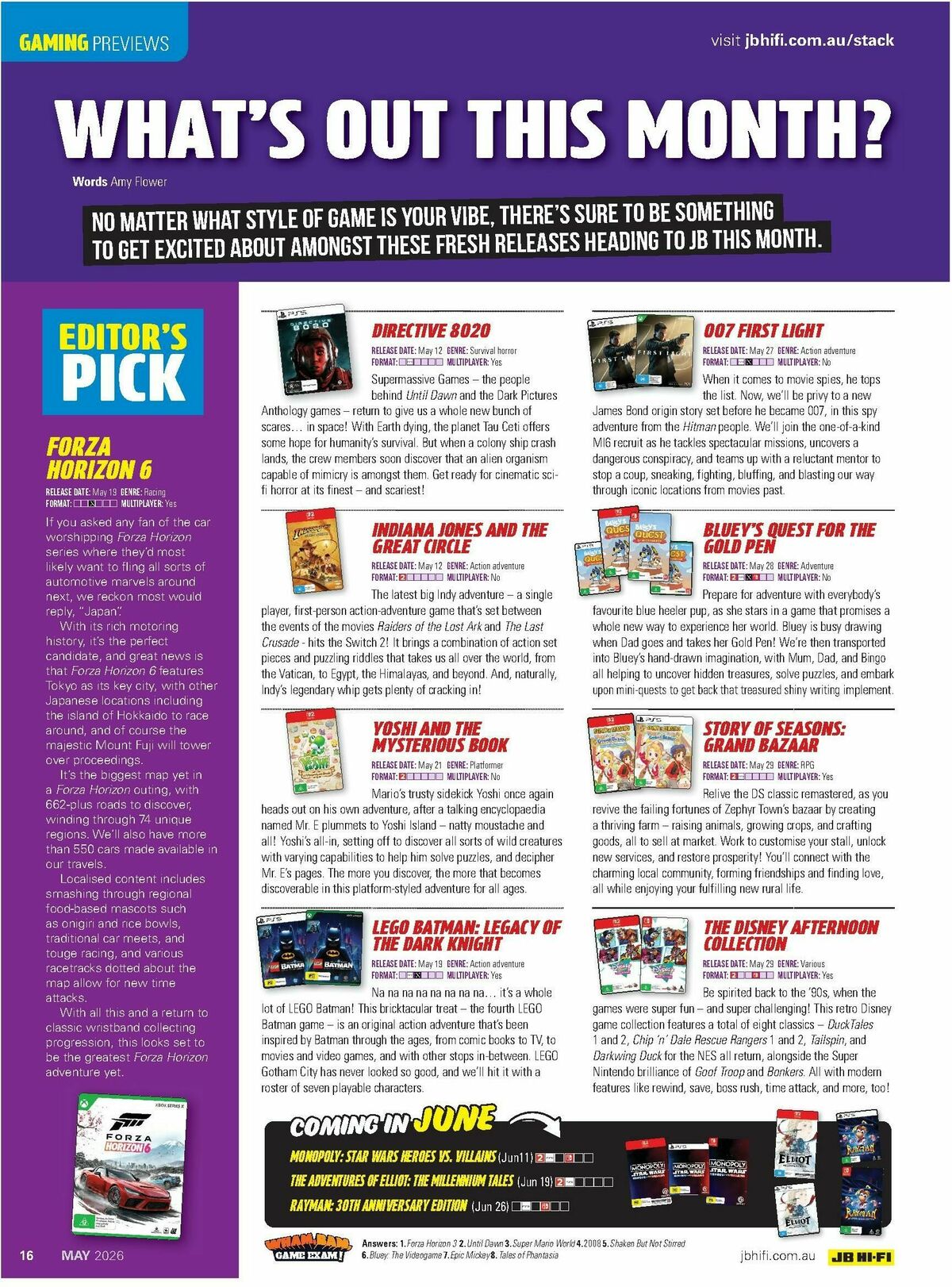 JB Hi-Fi Magazine May Catalogues from 1 May