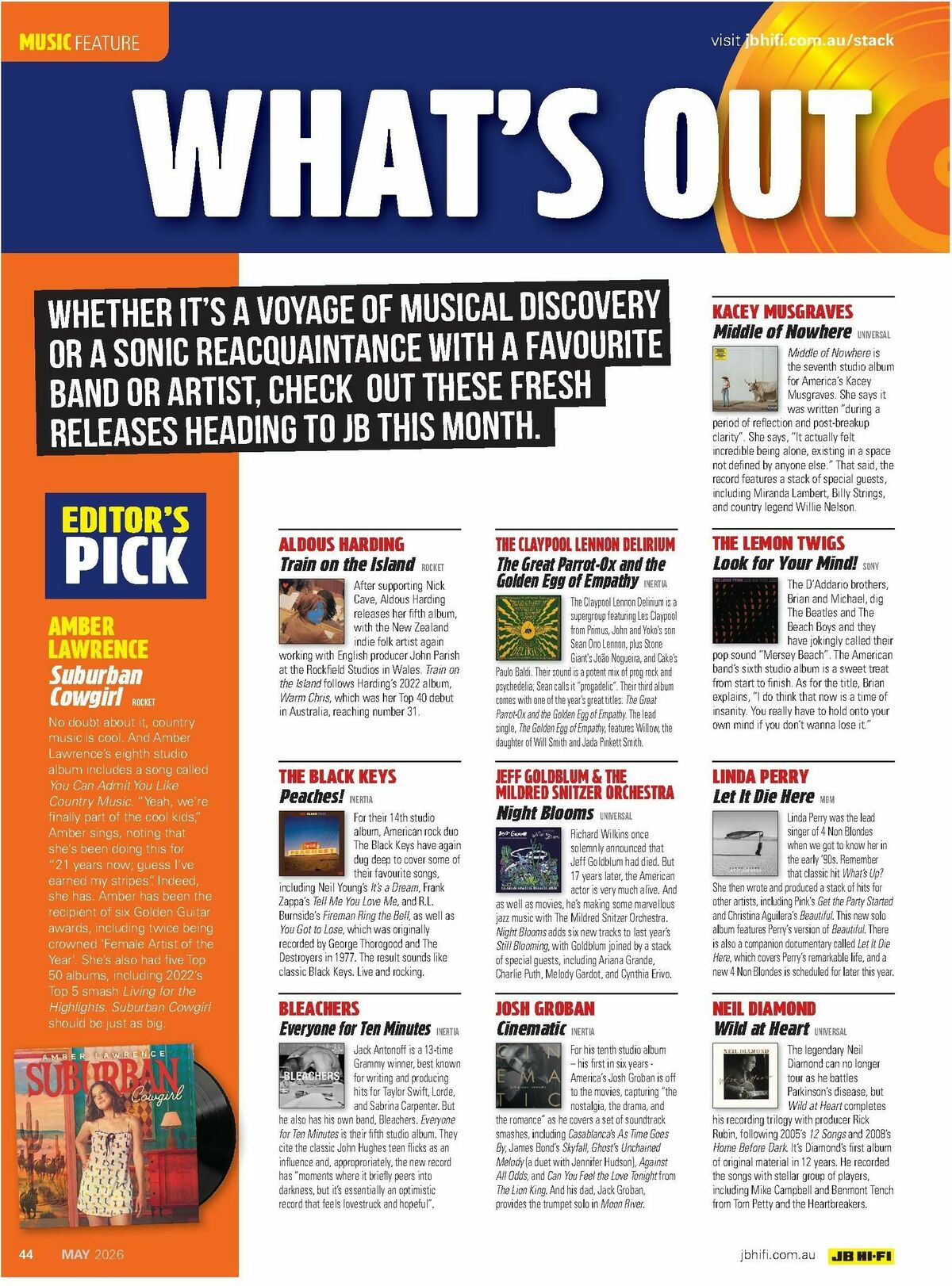 JB Hi-Fi Magazine May Catalogues from 1 May