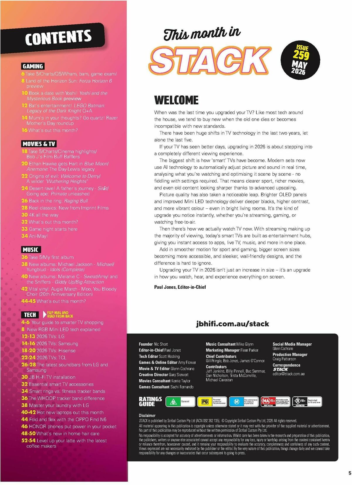 JB Hi-Fi Magazine May Catalogues from 1 May