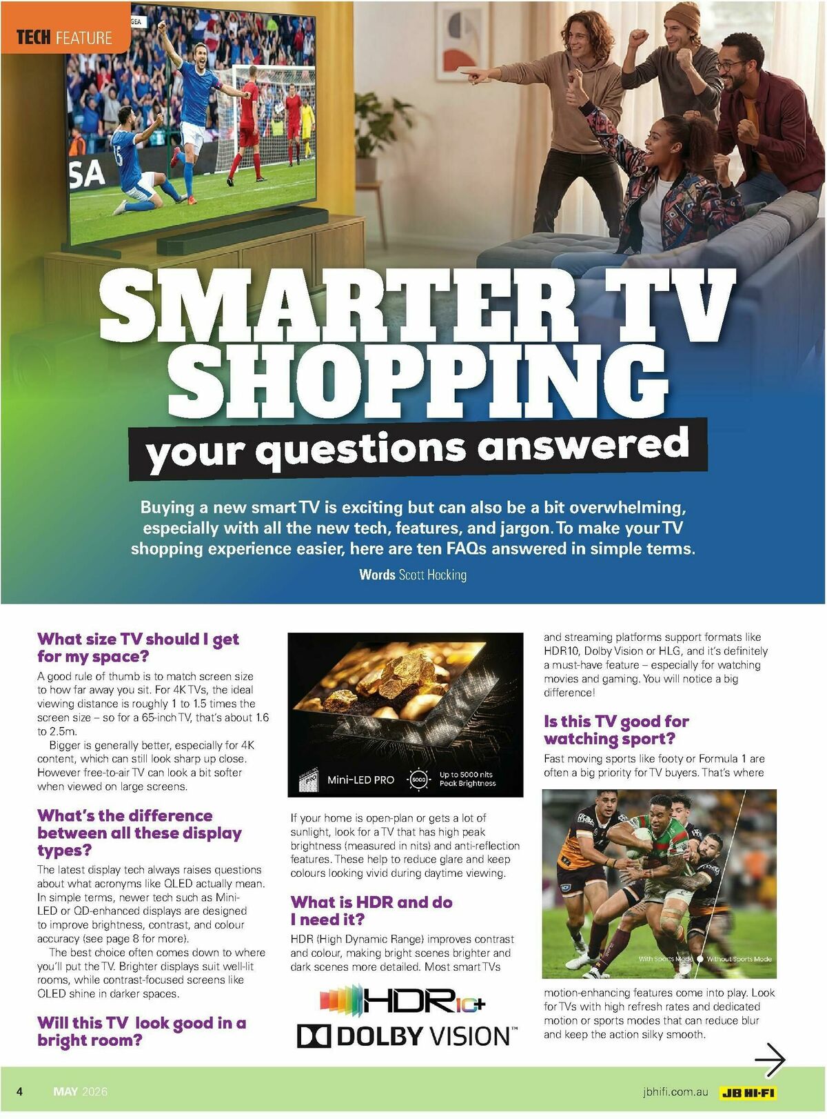 JB Hi-Fi Magazine May Catalogues from 1 May