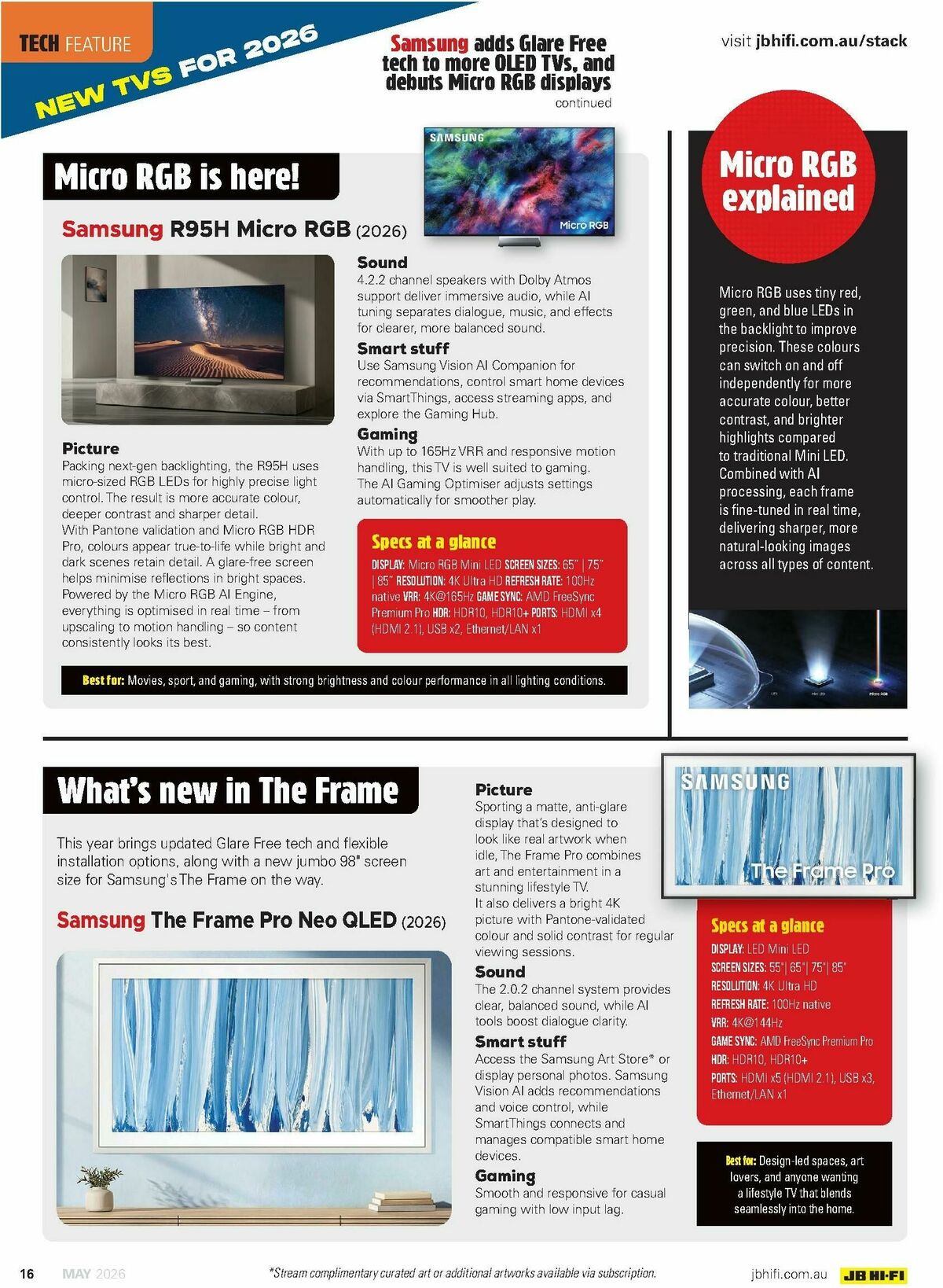 JB Hi-Fi Magazine May Catalogues from 1 May