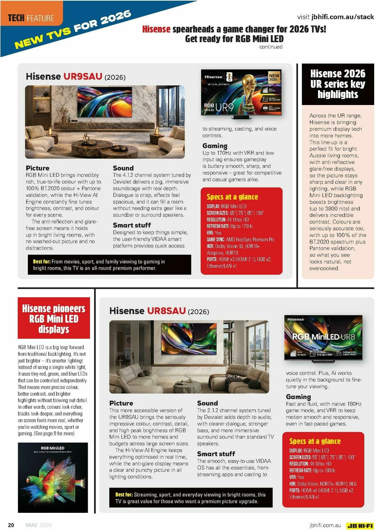 JB Hi-Fi Magazine May Catalogues from 1 May