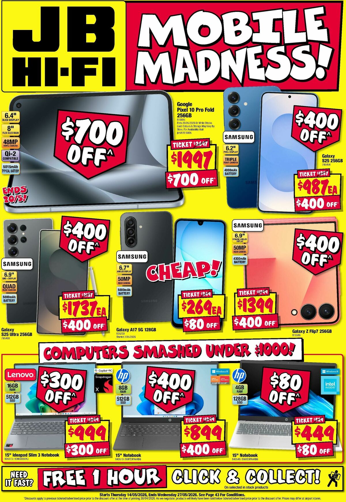 JB Hi-Fi Catalogues from 14 May