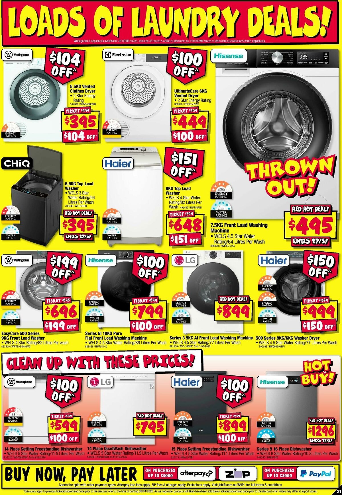JB Hi-Fi Catalogues from 14 May