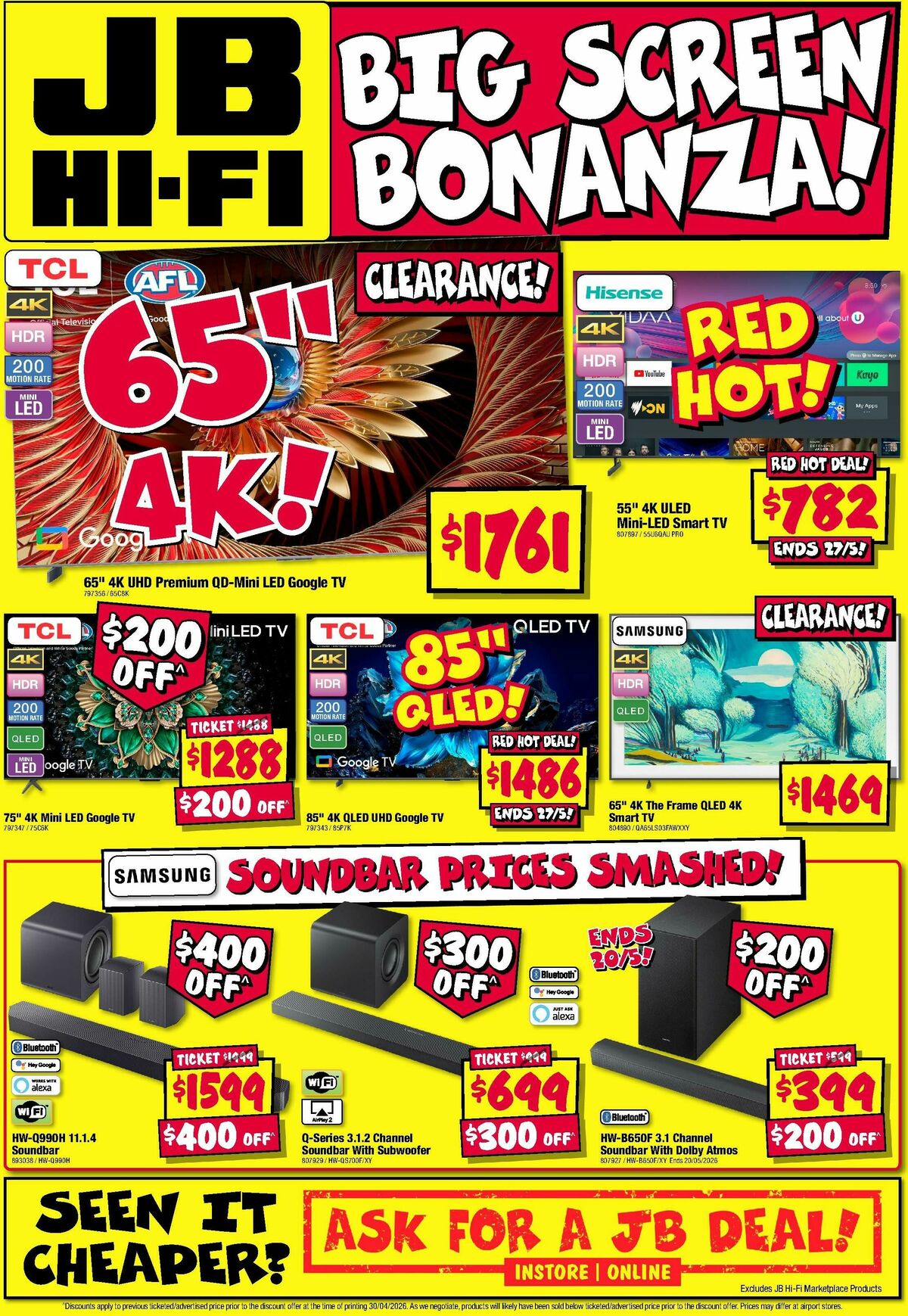 JB Hi-Fi Catalogues from 14 May