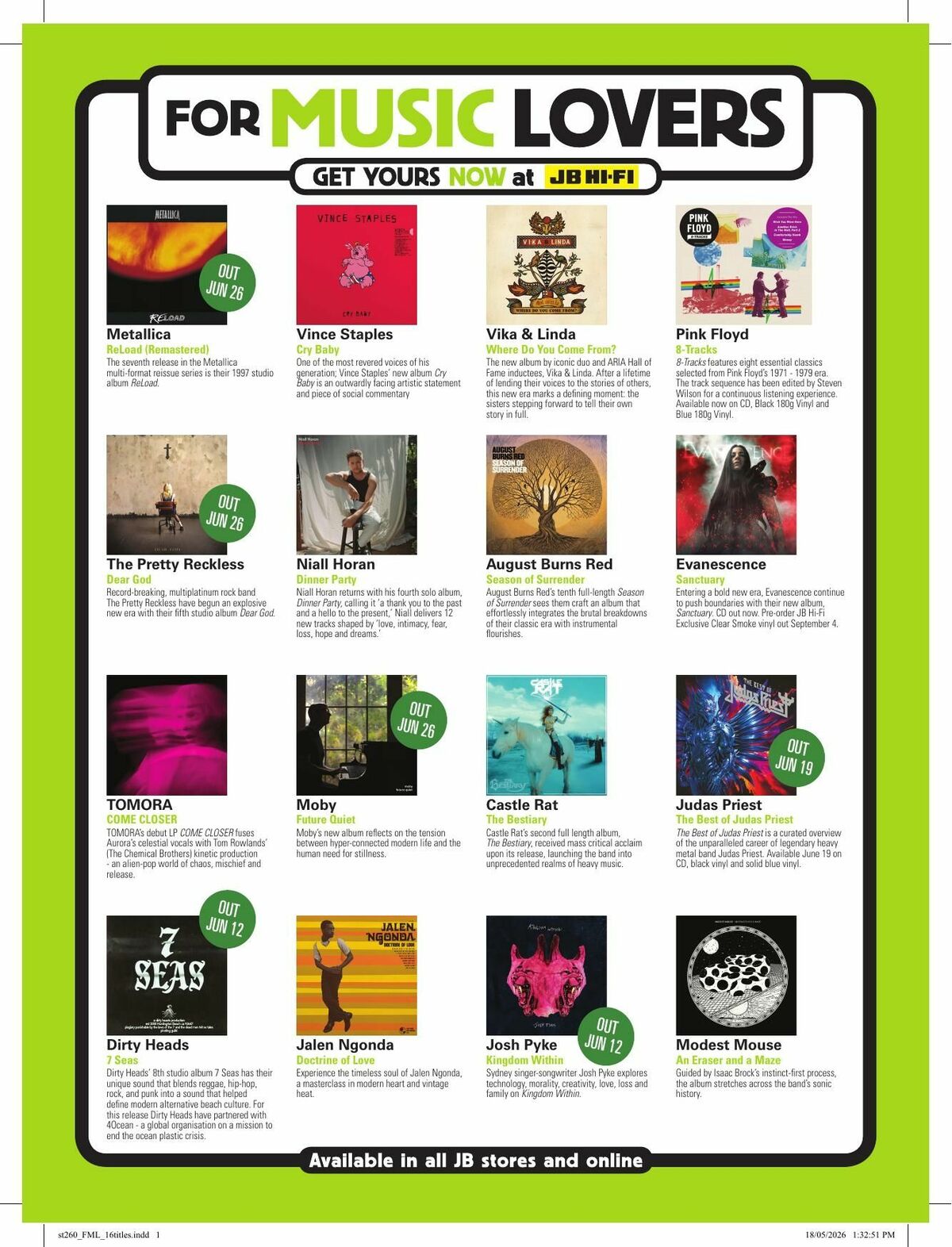 JB Hi-Fi Magazine June Catalogues from 1 June