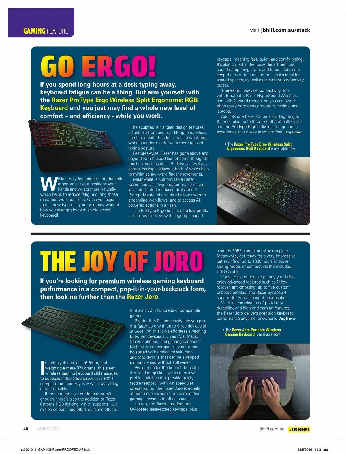 JB Hi-Fi Magazine June Catalogues from 1 June