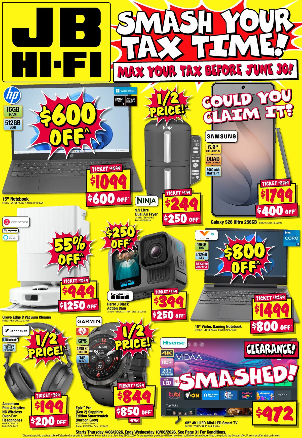JB Hi-Fi Catalogues from 4 June