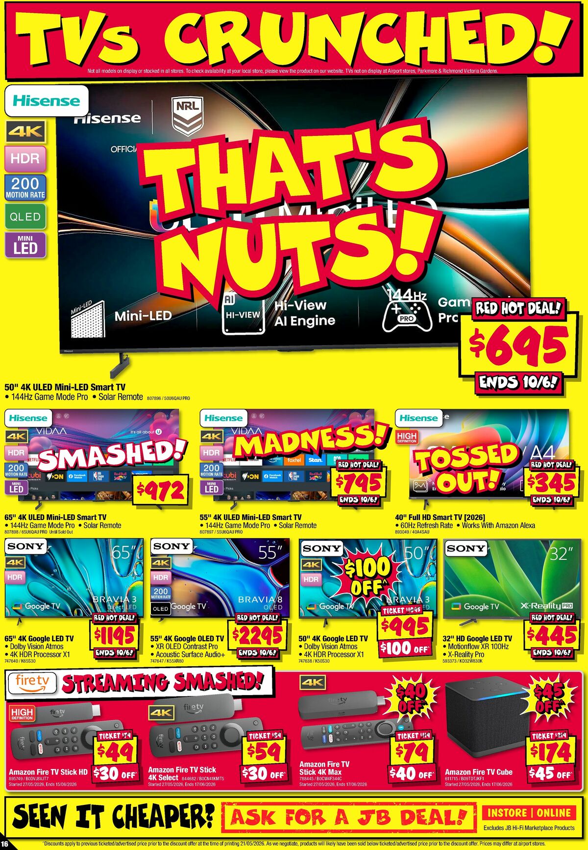 JB Hi-Fi Catalogues from 4 June